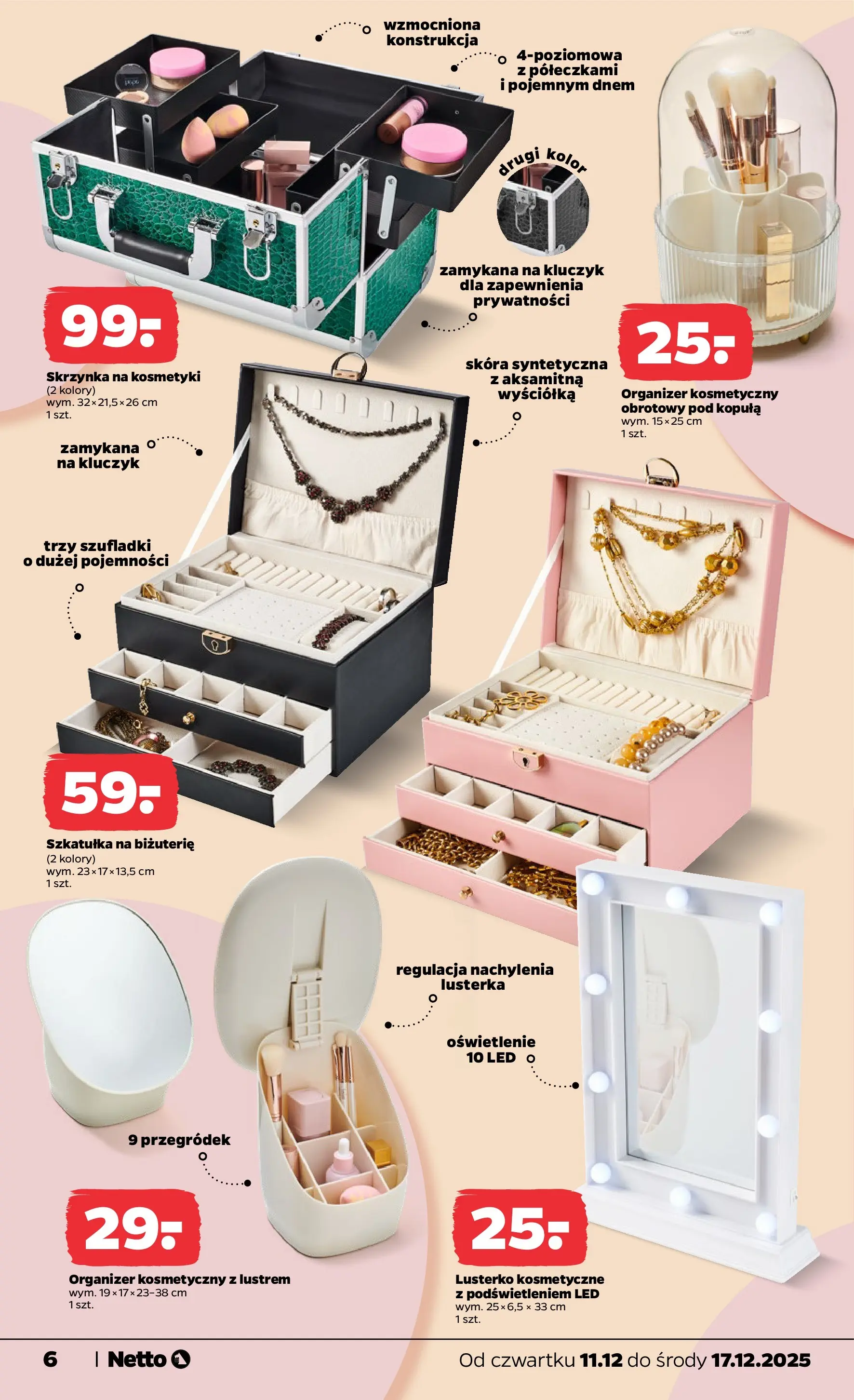 Netto - NETTO T50B Non Food ważne do 17.12 od 10.12.2025 - Aktualne promocje | Strona: 6 | Produkty: Kosmetyki
