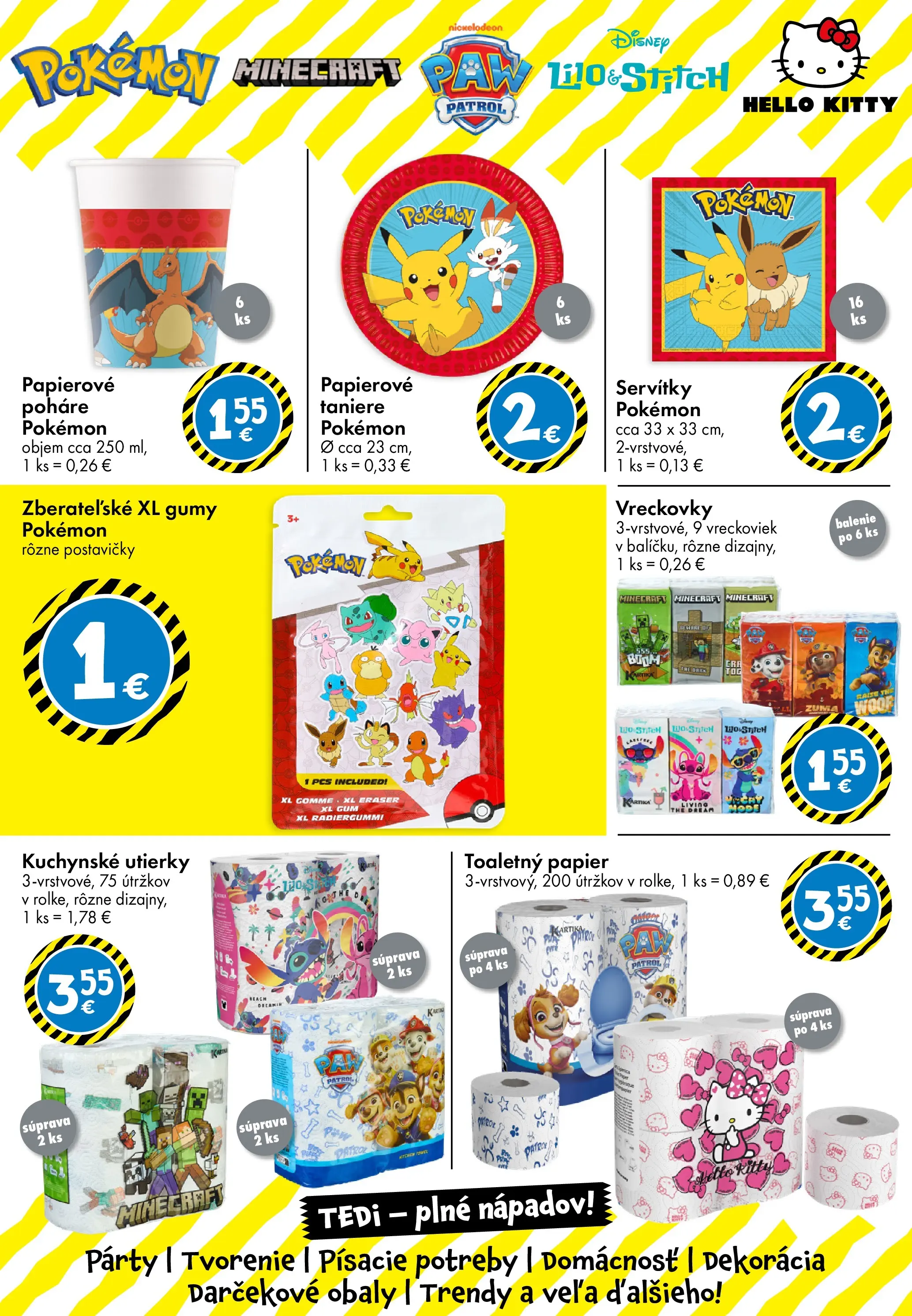 TEDi leták od 12.12.2025 → Aktuálna ponuka online | Strana: 18 | Produkty: Taniere, Toaletný papier