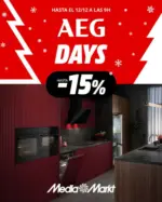 Media Markt AEG Days - hasta el 12.12.2025