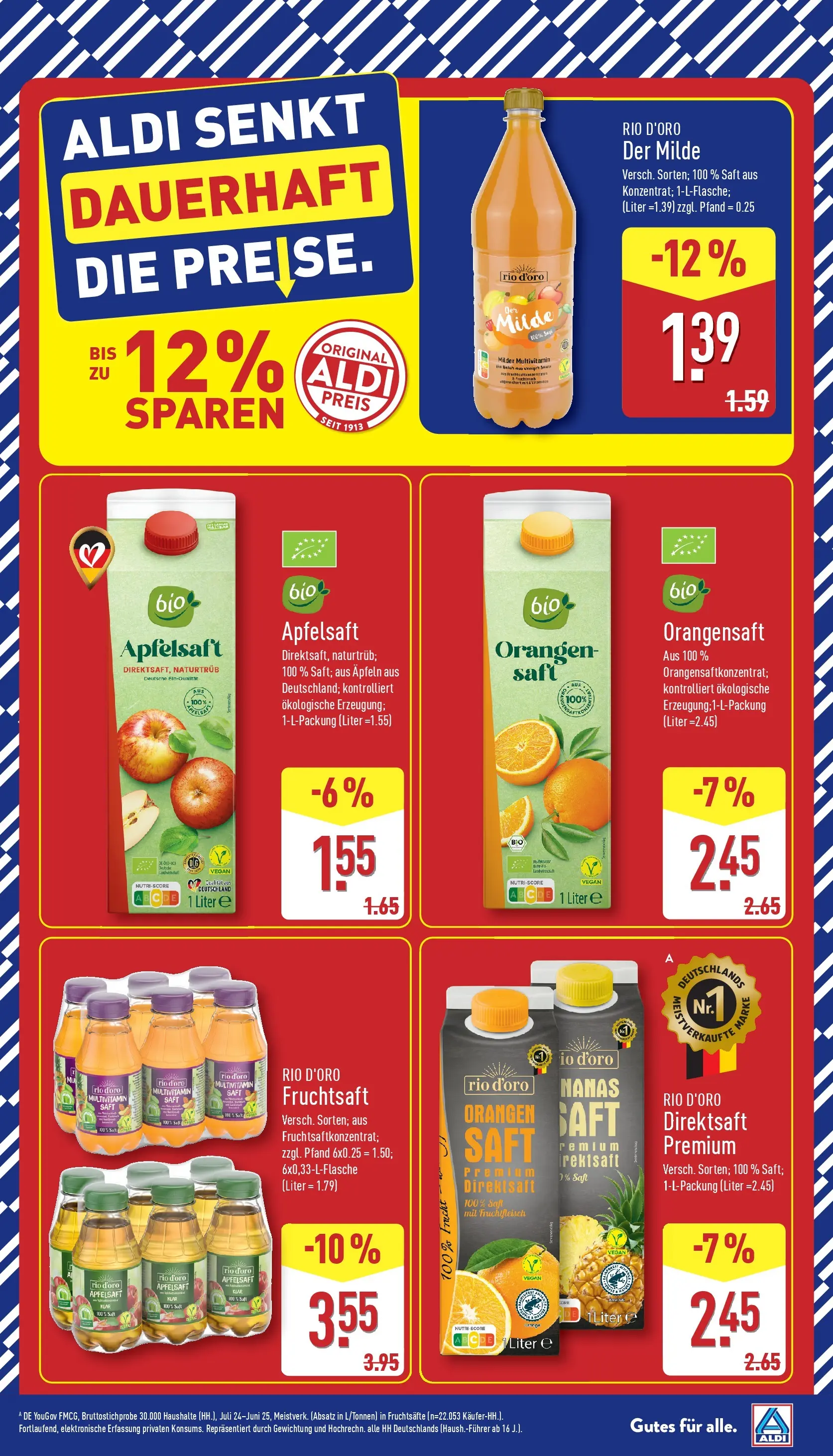 Aldi - ALDI Nord: Wochenangebote (ab 14.12.2025) » Angebote Online | Seite: 3 | Produkte: Orangen, Orangensaft, Apfelsaft, Fruchtsaft