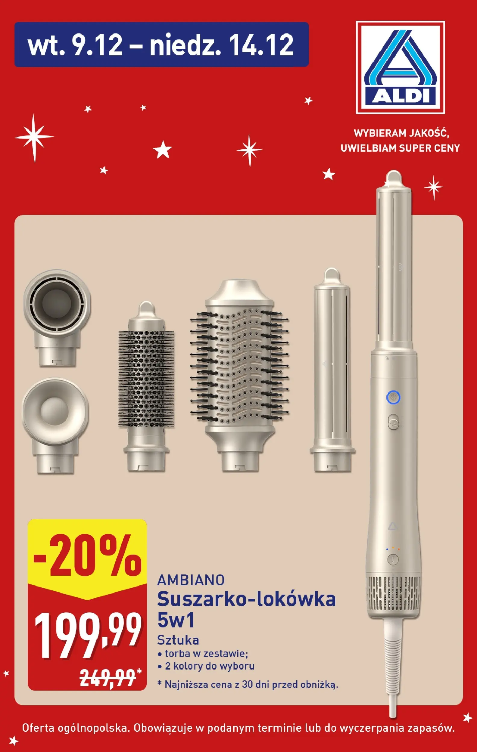 Aldi - Super oferty od wtorku w ALDI od 08.12.2025 - Ulotka PDF, promocje | Strona: 5 | Produkty: Torba