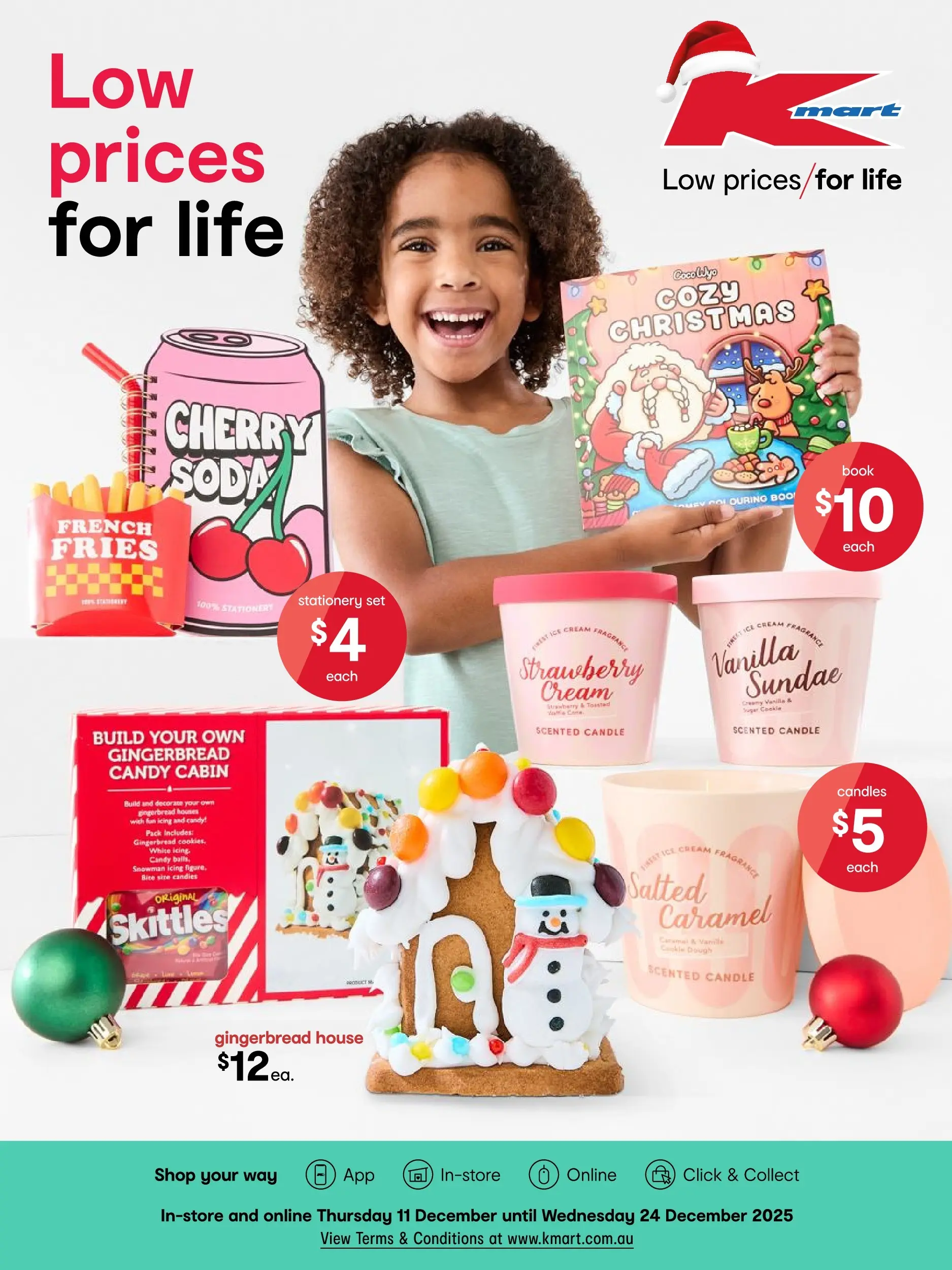 ﻿﻿Kmart catalogue valid from 10/12/2025 > Online Australia | Page: 1 | Products: Fragrance, Cream, Candles, Candle