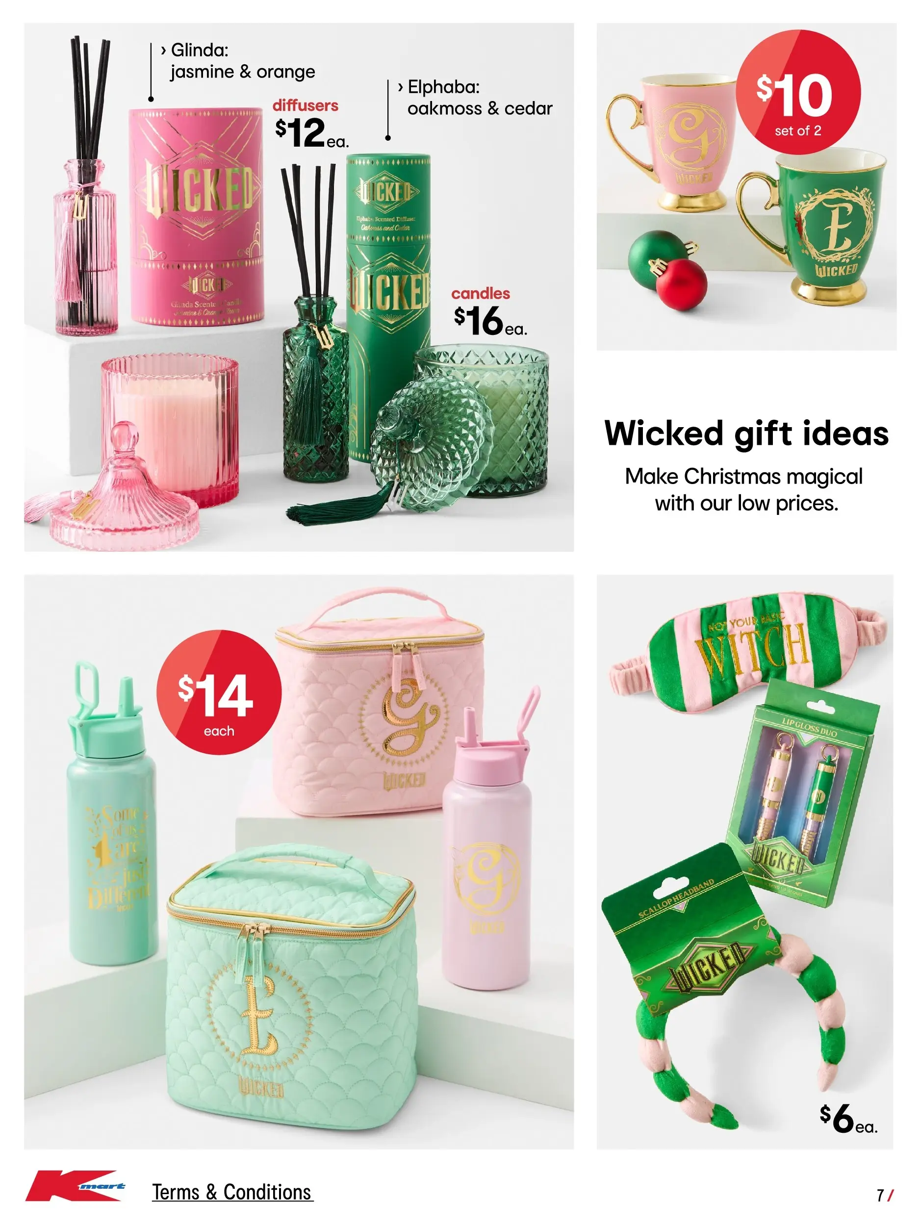 ﻿﻿Kmart catalogue valid from 10/12/2025 > Online Australia | Page: 7 | Products: Headband, Lip gloss, Candles, Diffusers