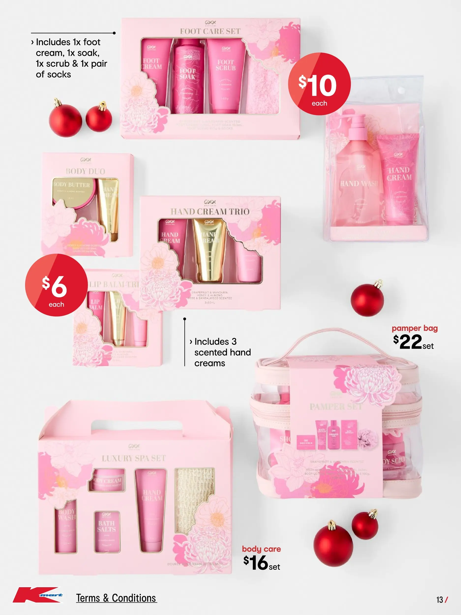 ﻿﻿Kmart catalogue valid from 10/12/2025 > Online Australia | Page: 13 | Products: Grapefruit, Body cream, Hand cream, Hand wash