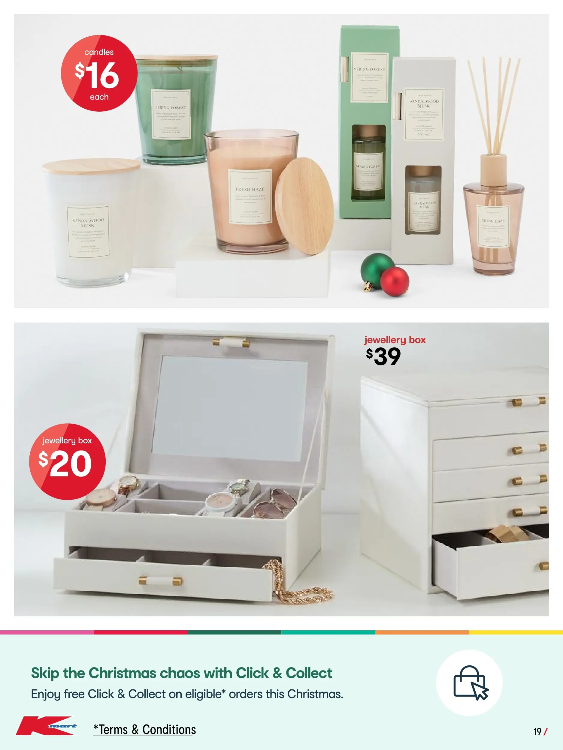 ﻿﻿Kmart catalogue valid from 10/12/2025 > Online Australia | Page: 19 | Products: Box, Jewellery, Candles