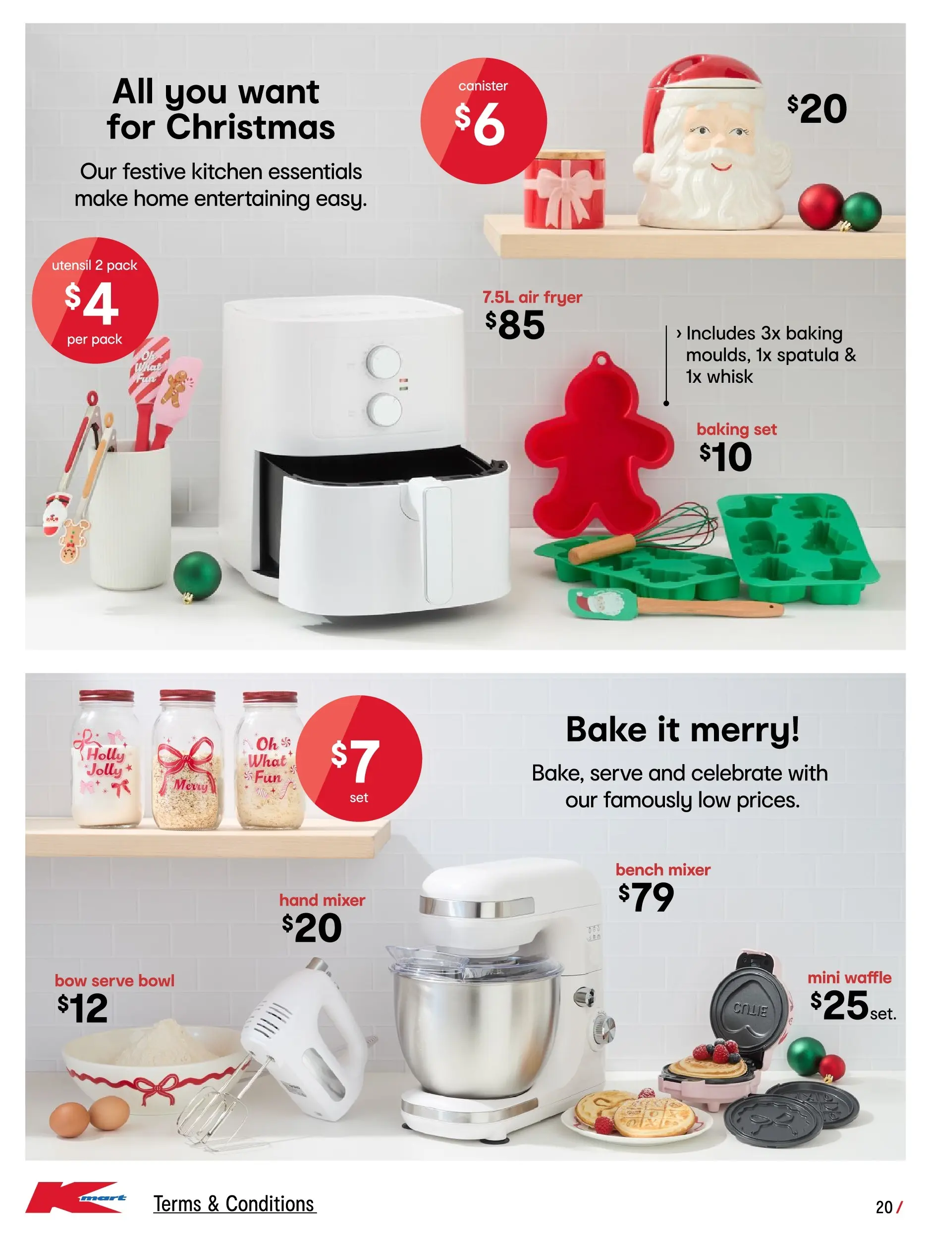 ﻿﻿Kmart catalogue valid from 10/12/2025 > Online Australia | Page: 20 | Products: Mixer, Bench