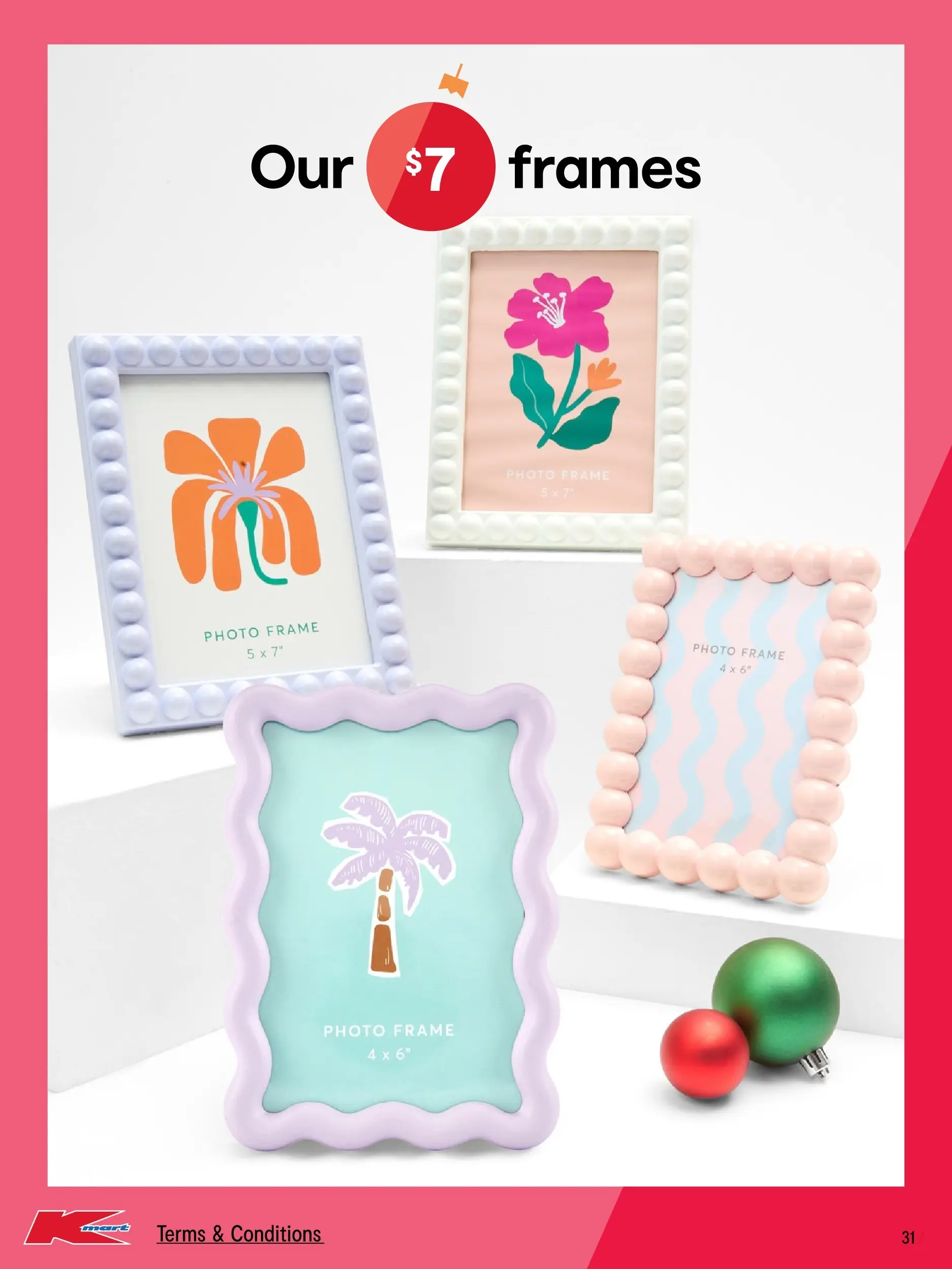 ﻿﻿Kmart catalogue valid from 10/12/2025 > Online Australia | Page: 31 | Products: Photo frame