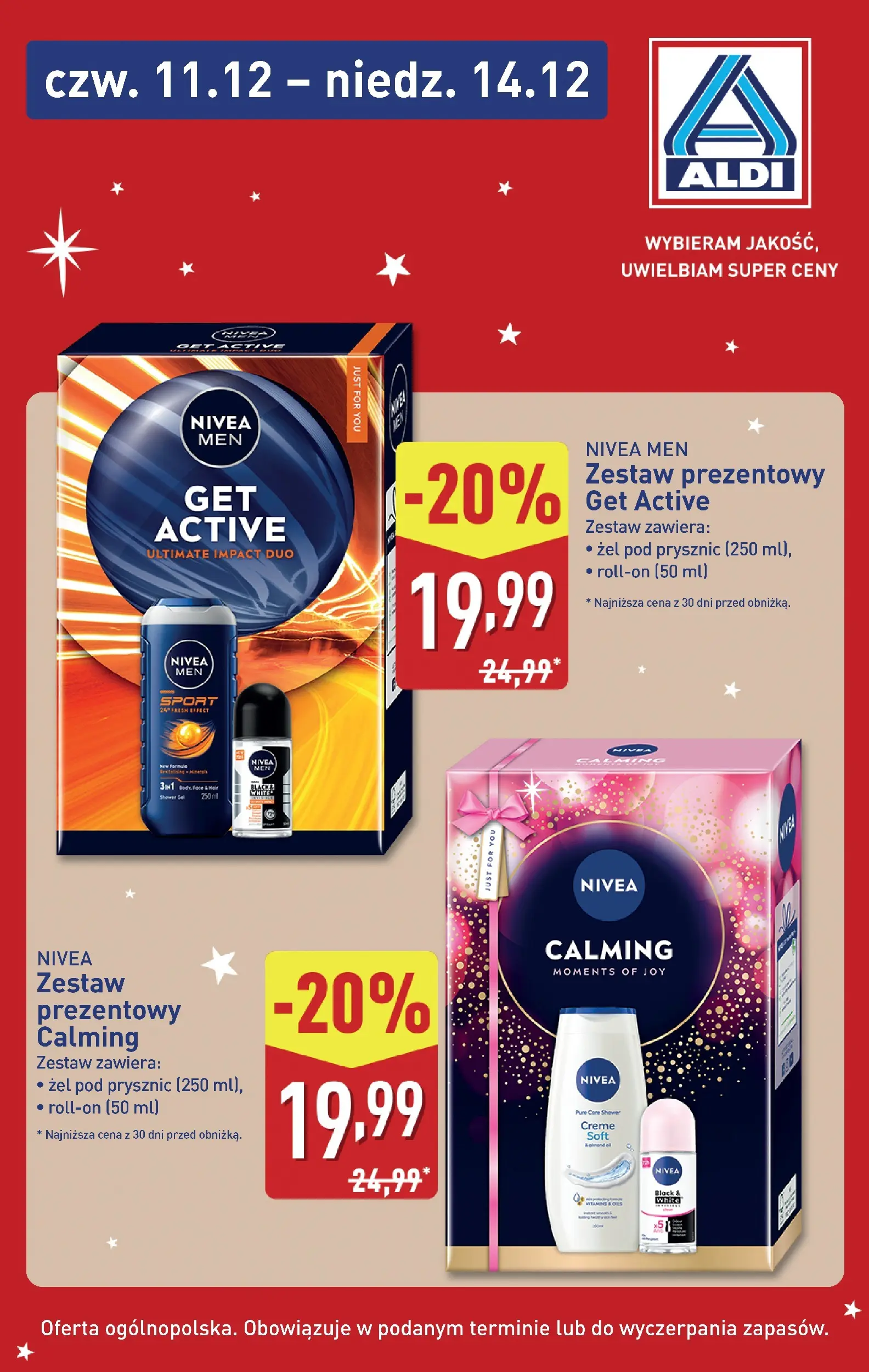 Aldi gazetka od 11.12.2025 | Boże Narodzenie 🎄🎁 | Strona: 4 | Produkty: Prysznic, Żel pod prysznic