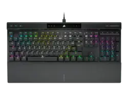 CORSAir Gaming-Tastatur mit K70 RGB pro PBT double Shot pro-Tastenkappen, schwarz; Gaming Tastatur