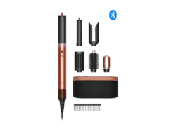 Dyson 143034-01 HS09 Airwrap Co-anda 2x Multi-Haarstyler und -trockner Straight + Wavy, Amber Silk, 1700 Watt, 6 Aufsätze