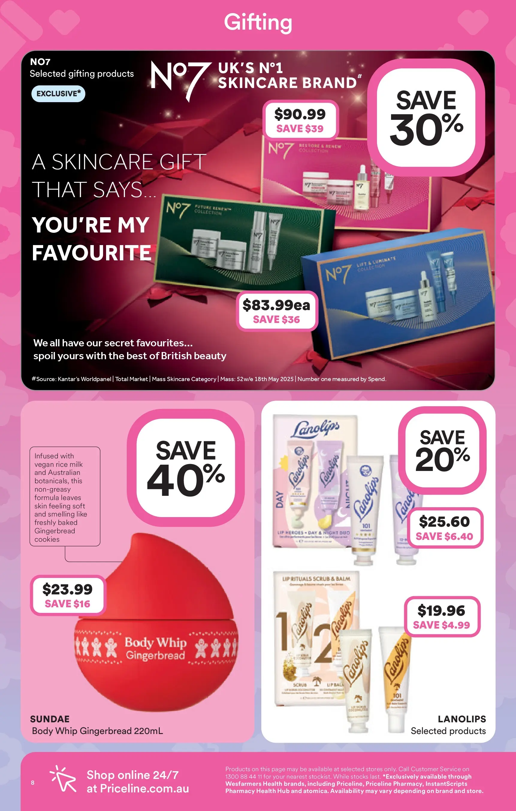 Priceline Pharmacy - Priceline Catalogue - 10/12/2025 > weekly / monthly specials | Page: 8 | Products: Milk, Scrub, Rice