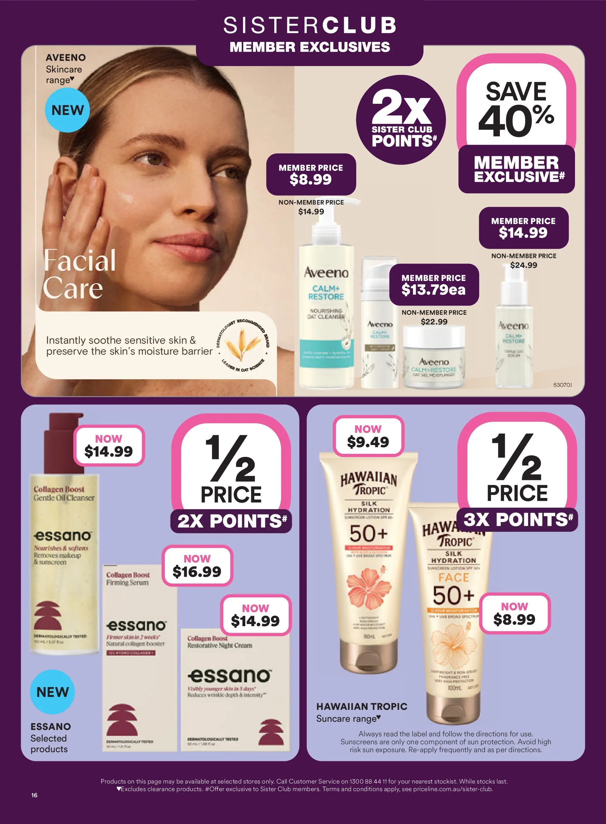 Priceline Pharmacy - Priceline Catalogue - 10/12/2025 > weekly / monthly specials | Page: 16 | Products: Oil, Lotion, Cream, Night cream