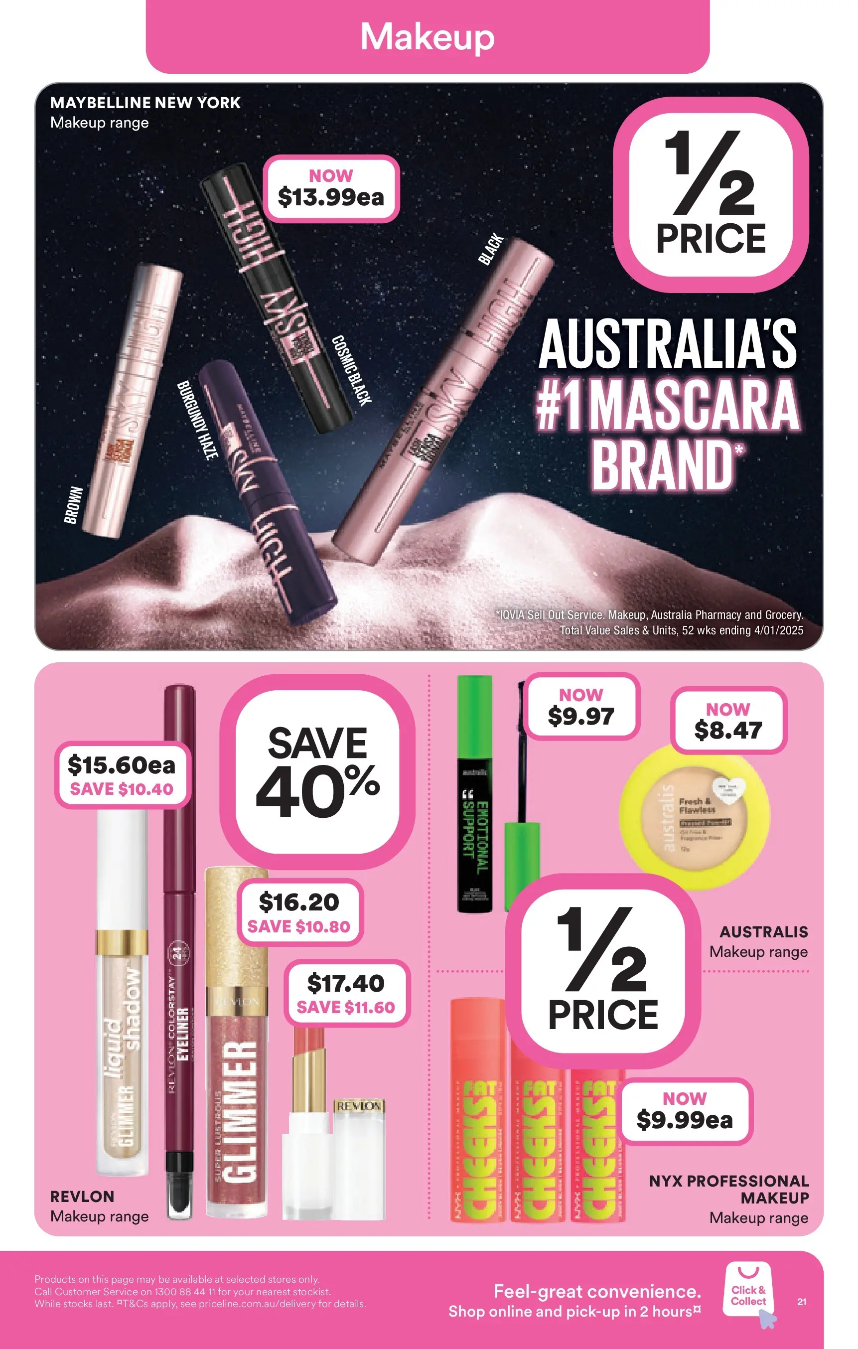 Priceline Pharmacy - Priceline Catalogue - 10/12/2025 > weekly / monthly specials | Page: 21 | Products: Eyeliner, Makeup