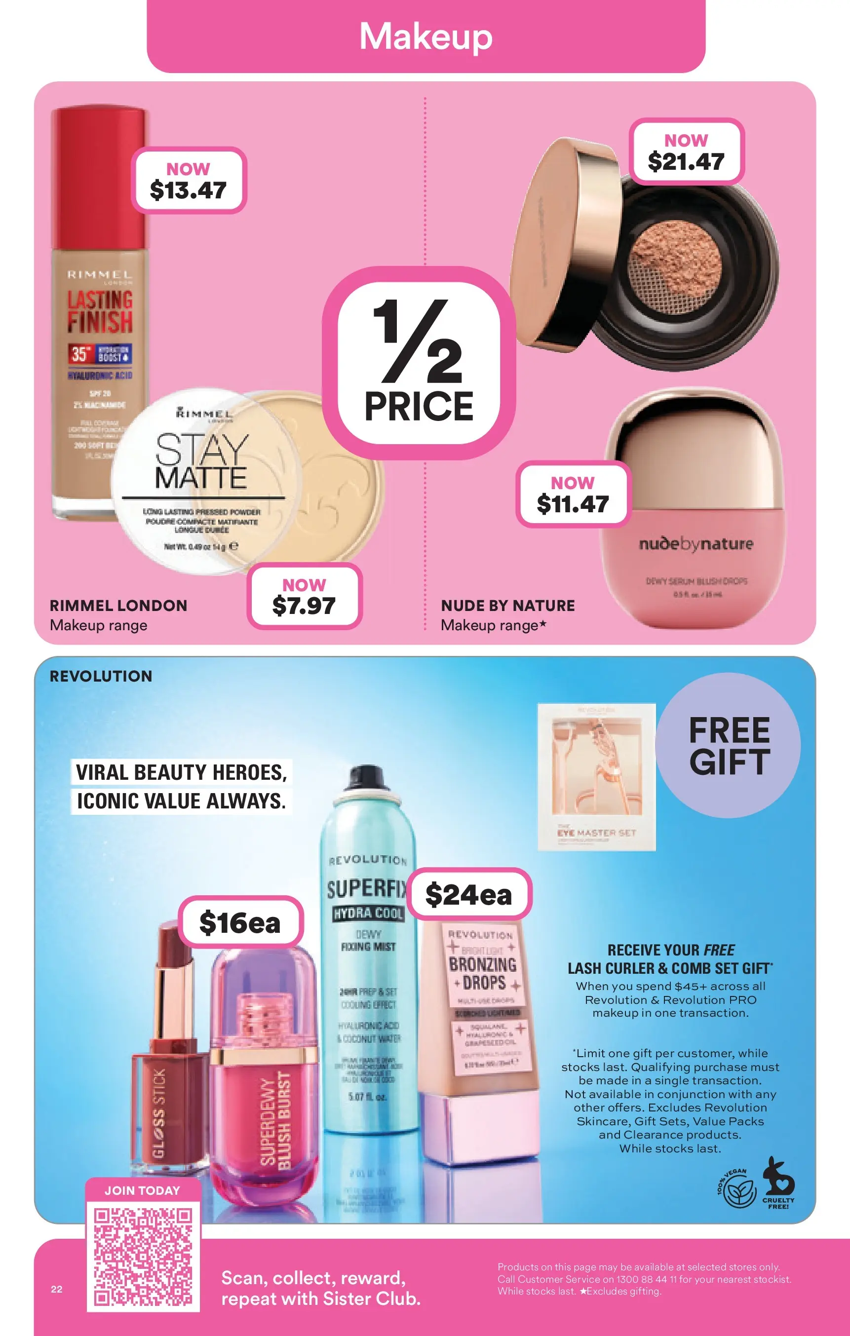Priceline Pharmacy - Priceline Catalogue - 10/12/2025 > weekly / monthly specials | Page: 22 | Products: Powder, Blush, Makeup