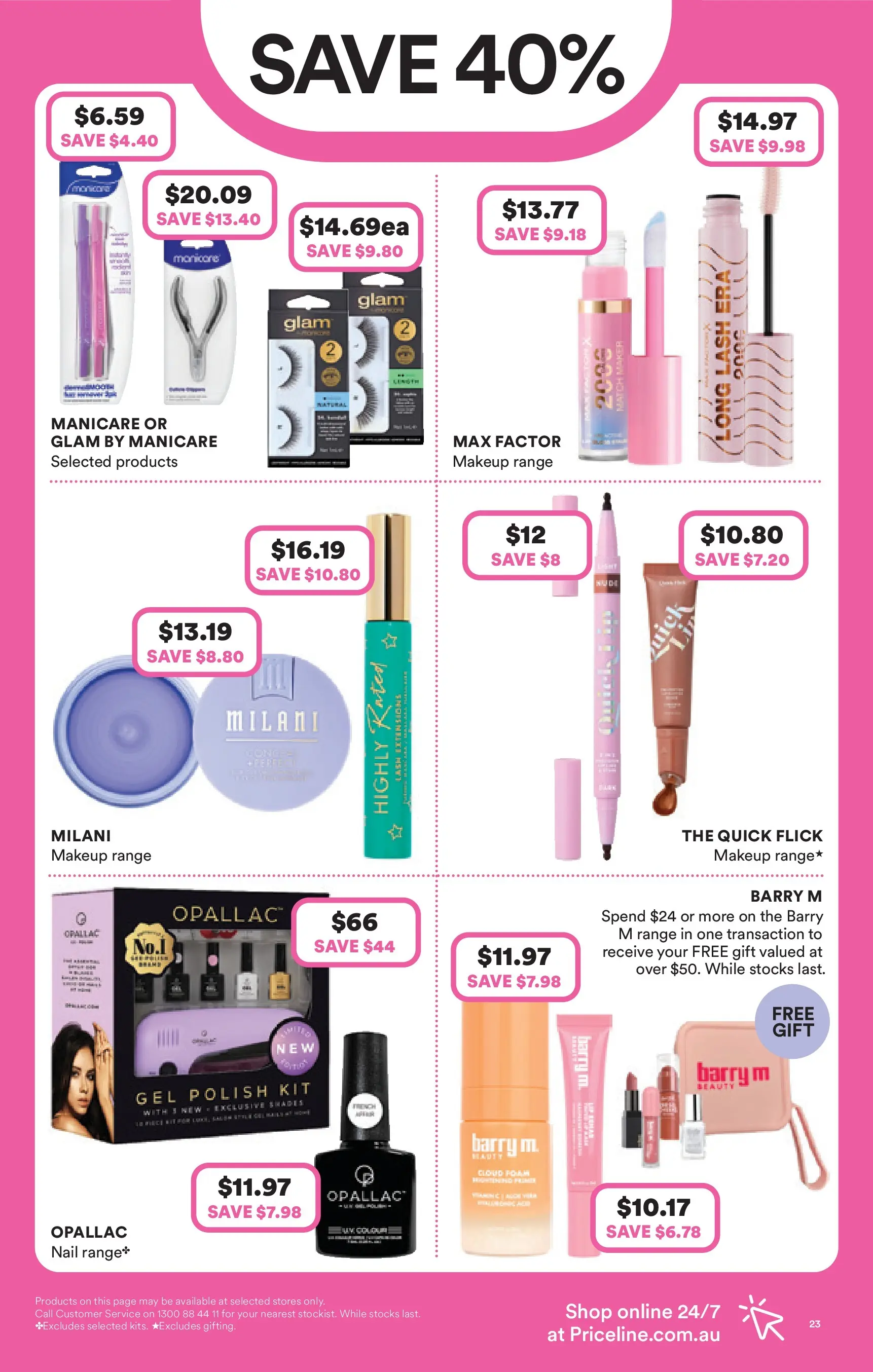 Priceline Pharmacy - Priceline Catalogue - 10/12/2025 > weekly / monthly specials | Page: 23 | Products: Makeup, Polish