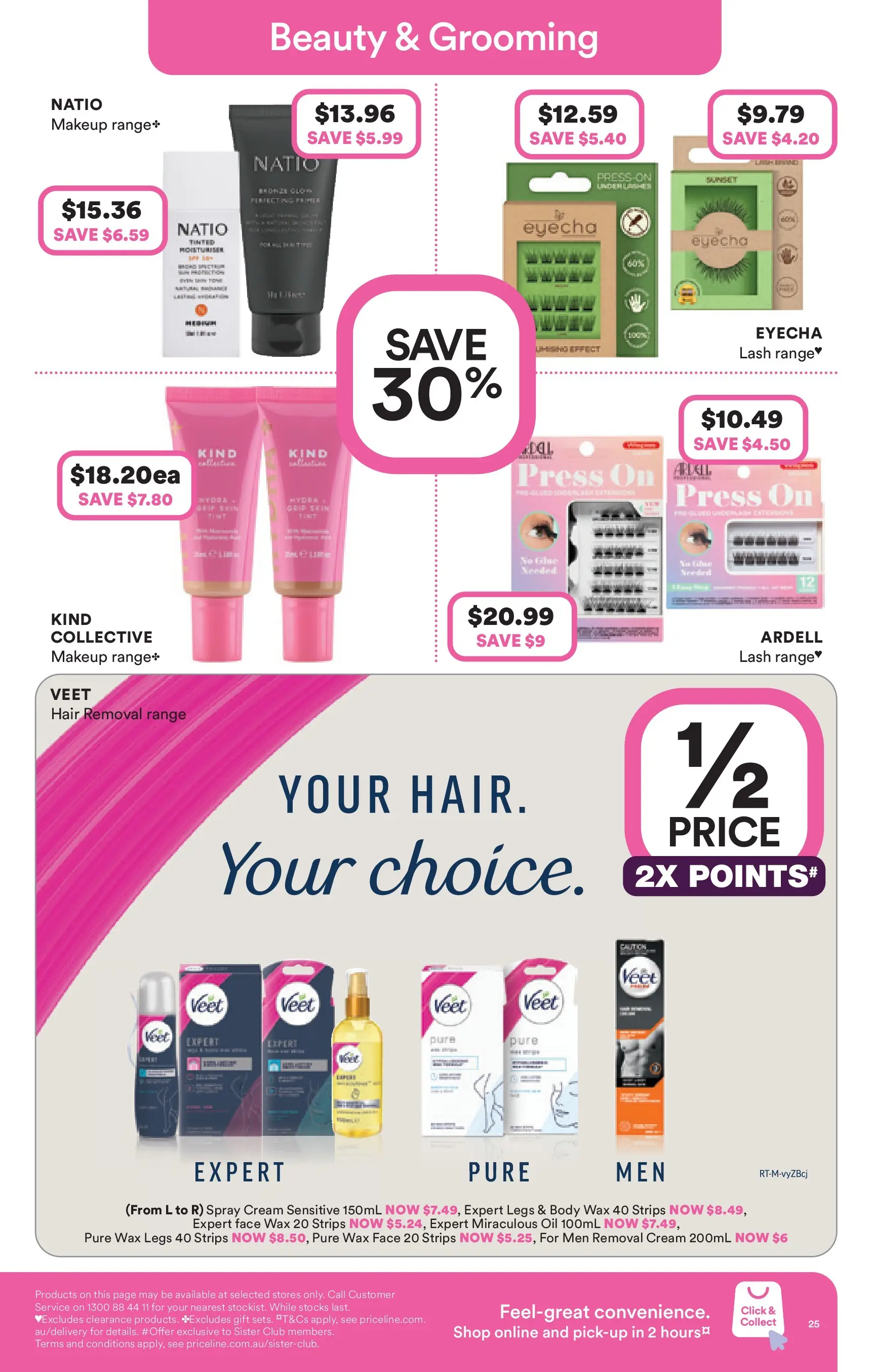 Priceline Pharmacy - Priceline Catalogue - 10/12/2025 > weekly / monthly specials | Page: 25 | Products: Oil, Cream, Hair removal, Press