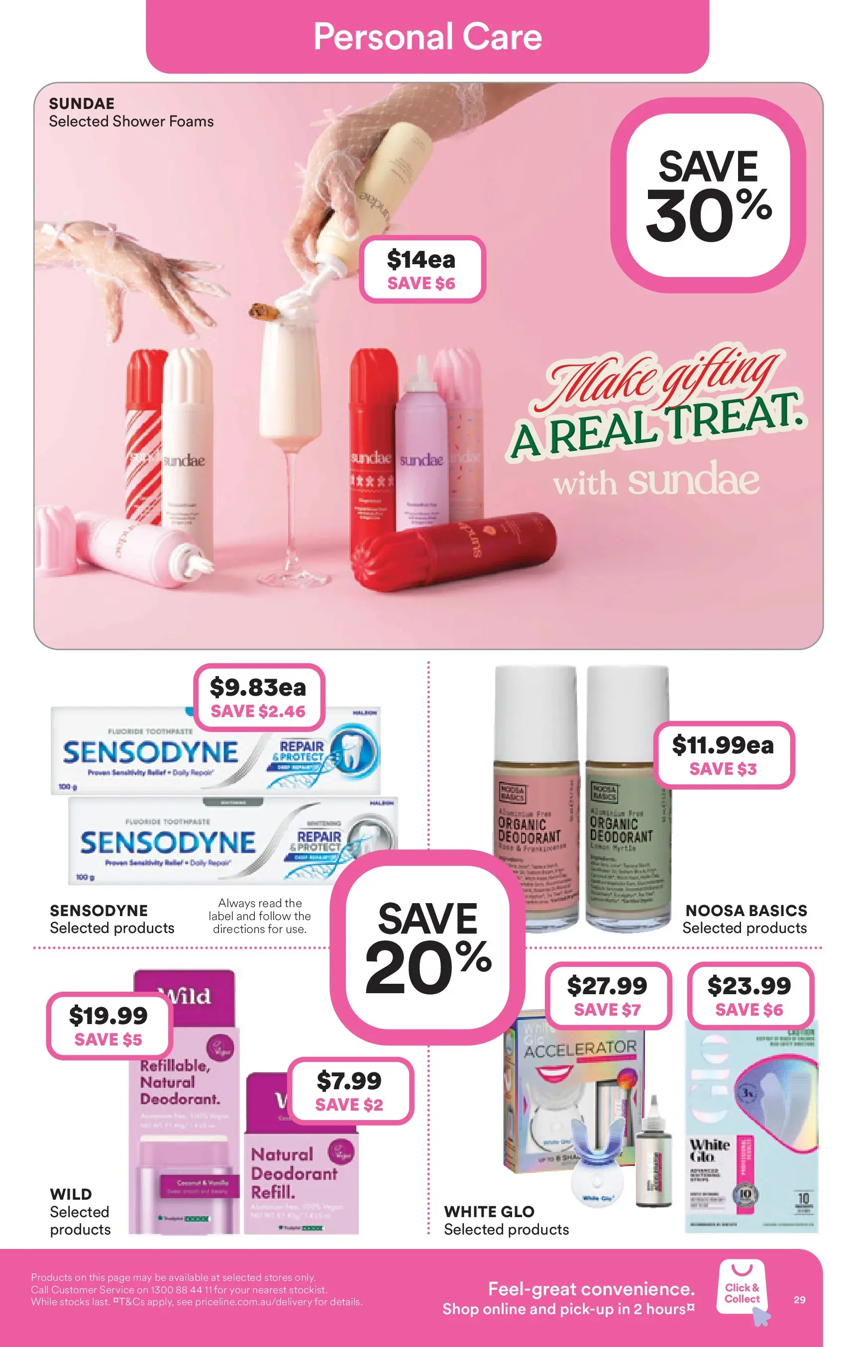 Priceline Pharmacy - Priceline Catalogue - 10/12/2025 > weekly / monthly specials | Page: 29 | Products: Shower, Deodorant