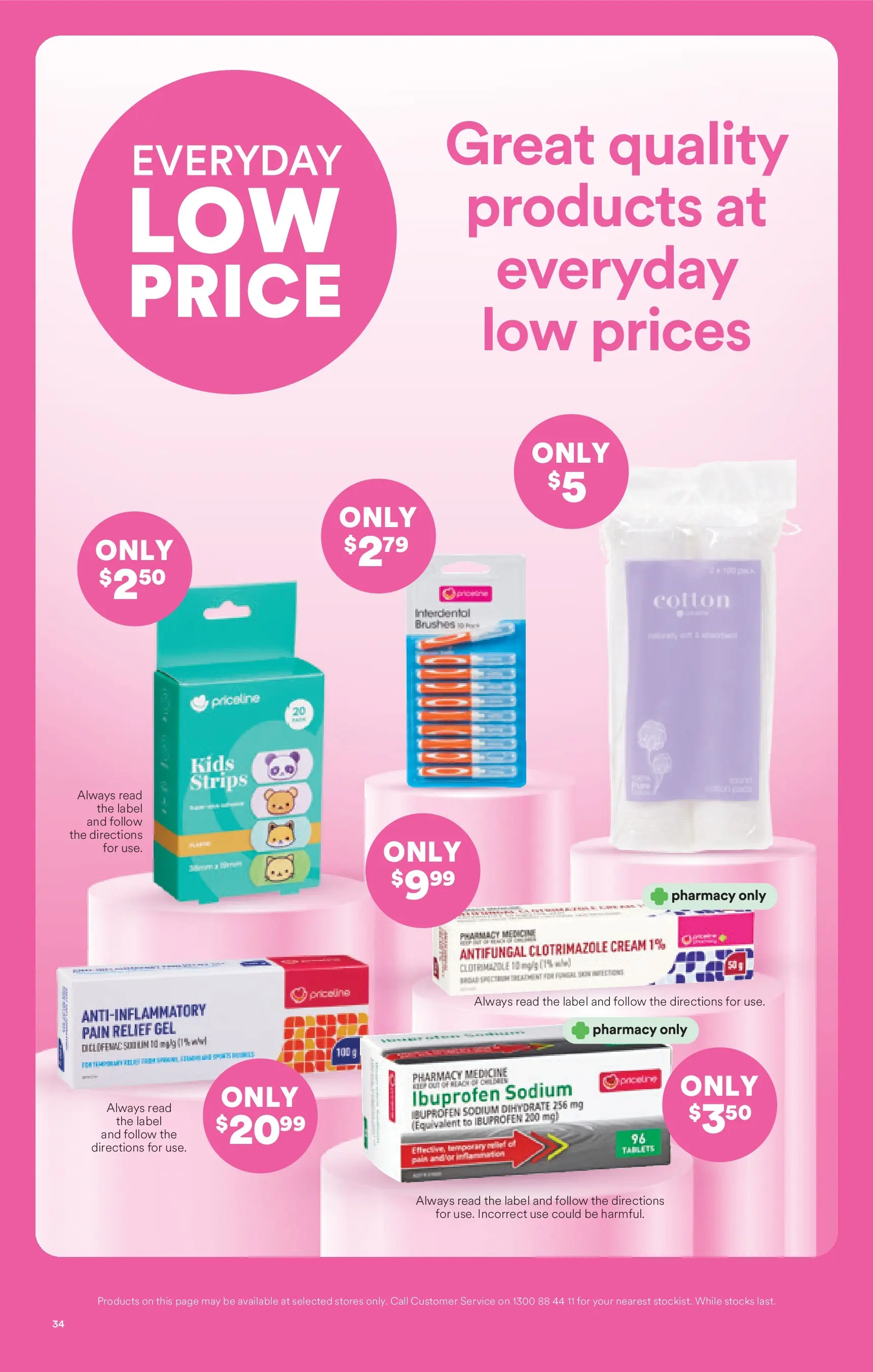 Priceline Pharmacy - Priceline Catalogue - 10/12/2025 > weekly / monthly specials | Page: 34 | Products: Cream, Pain relief