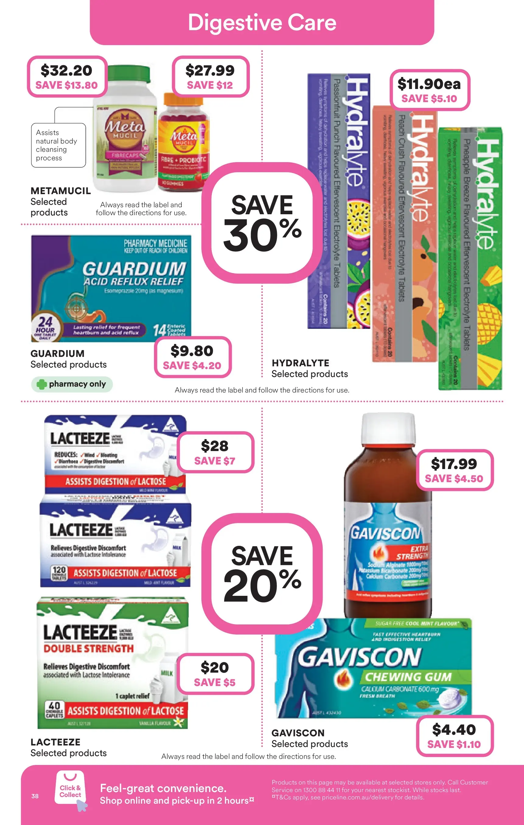 Priceline Pharmacy - Priceline Catalogue - 10/12/2025 > weekly / monthly specials | Page: 38 | Products: Milk, Sugar, Peach, Tablets
