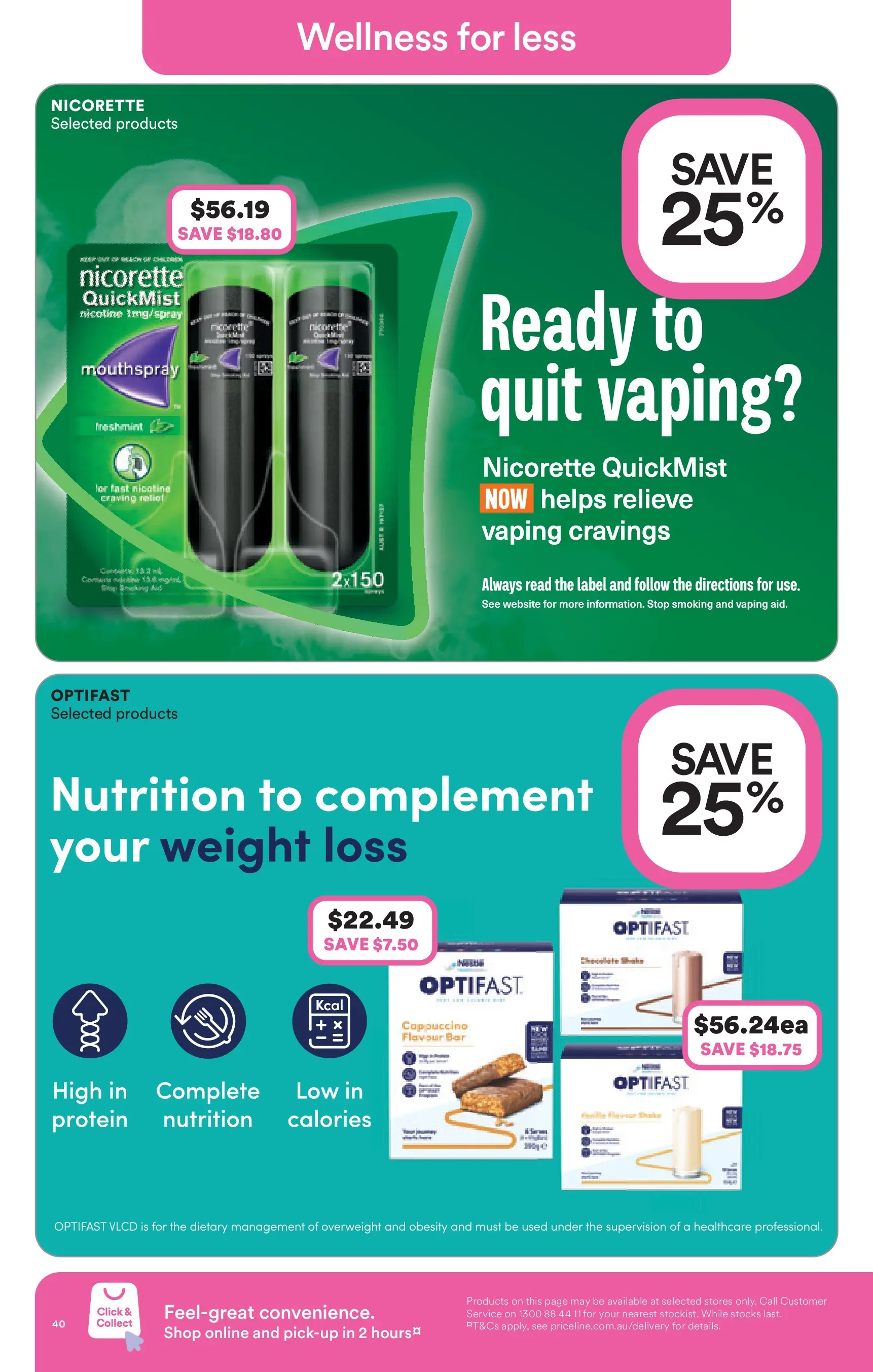 Priceline Pharmacy - Priceline Catalogue - 10/12/2025 > weekly / monthly specials | Page: 40 | Products: Weight loss, Weight