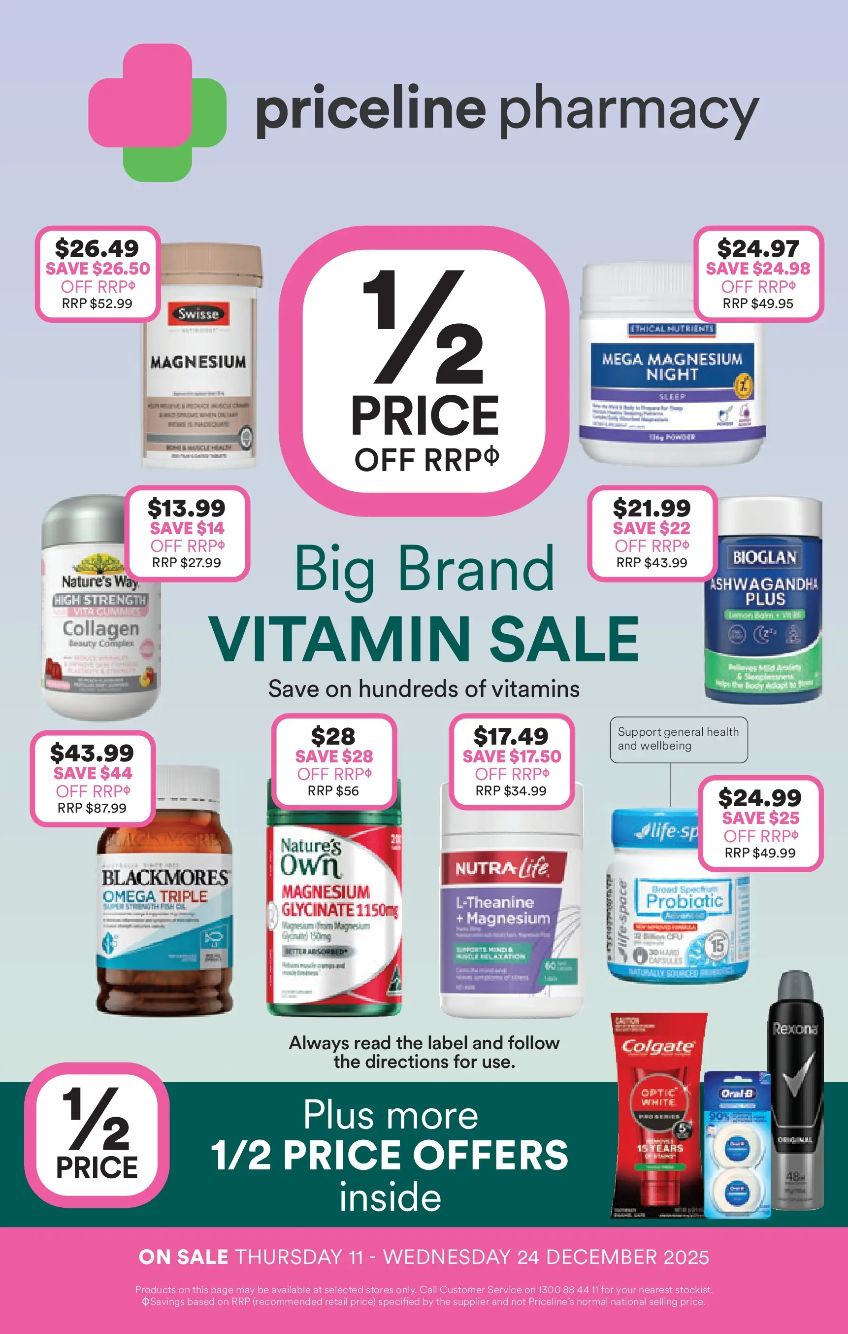 Priceline Pharmacy - Priceline Catalogue - 10/12/2025 > weekly / monthly specials | Page: 48 | Products: Collagen, Vitamin