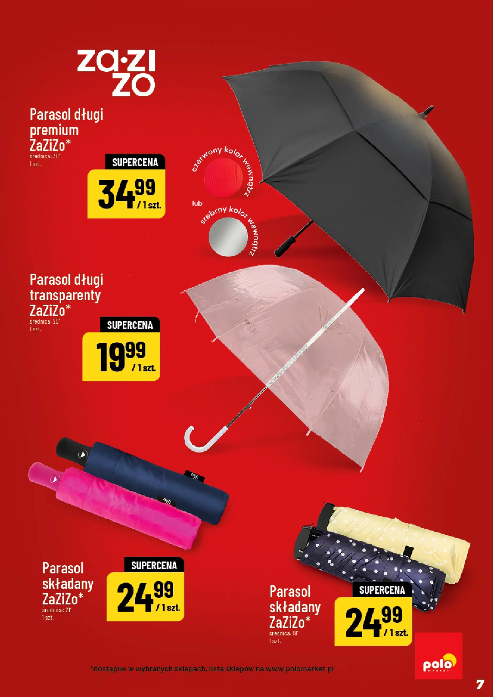 Nowa POLOmarket gazetka od jutra 10.12.2025 (PDF) | Strona: 7 | Produkty: Parasol