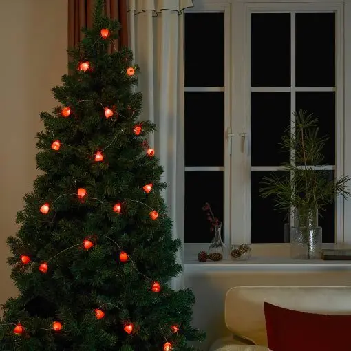 STRALA LED гирлянда с 15 лампички, работи на батерии