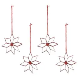 VINTERFEST хартиена декорация за окачване - снежинки, 4 бр. в к-т