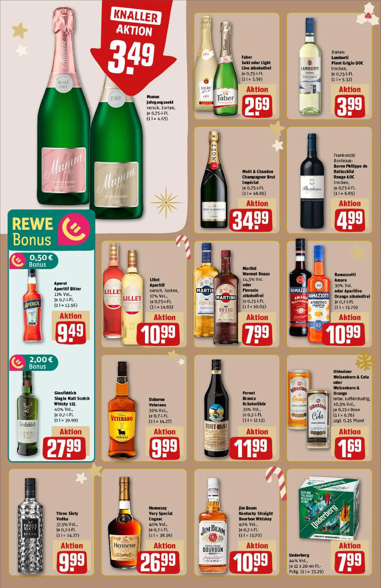 REWE Prospekt ab 15.12.2025 zum Blättern » Angebote | Seite: 18 | Produkte: Whisky, Sekt, Vodka, Ramazzotti