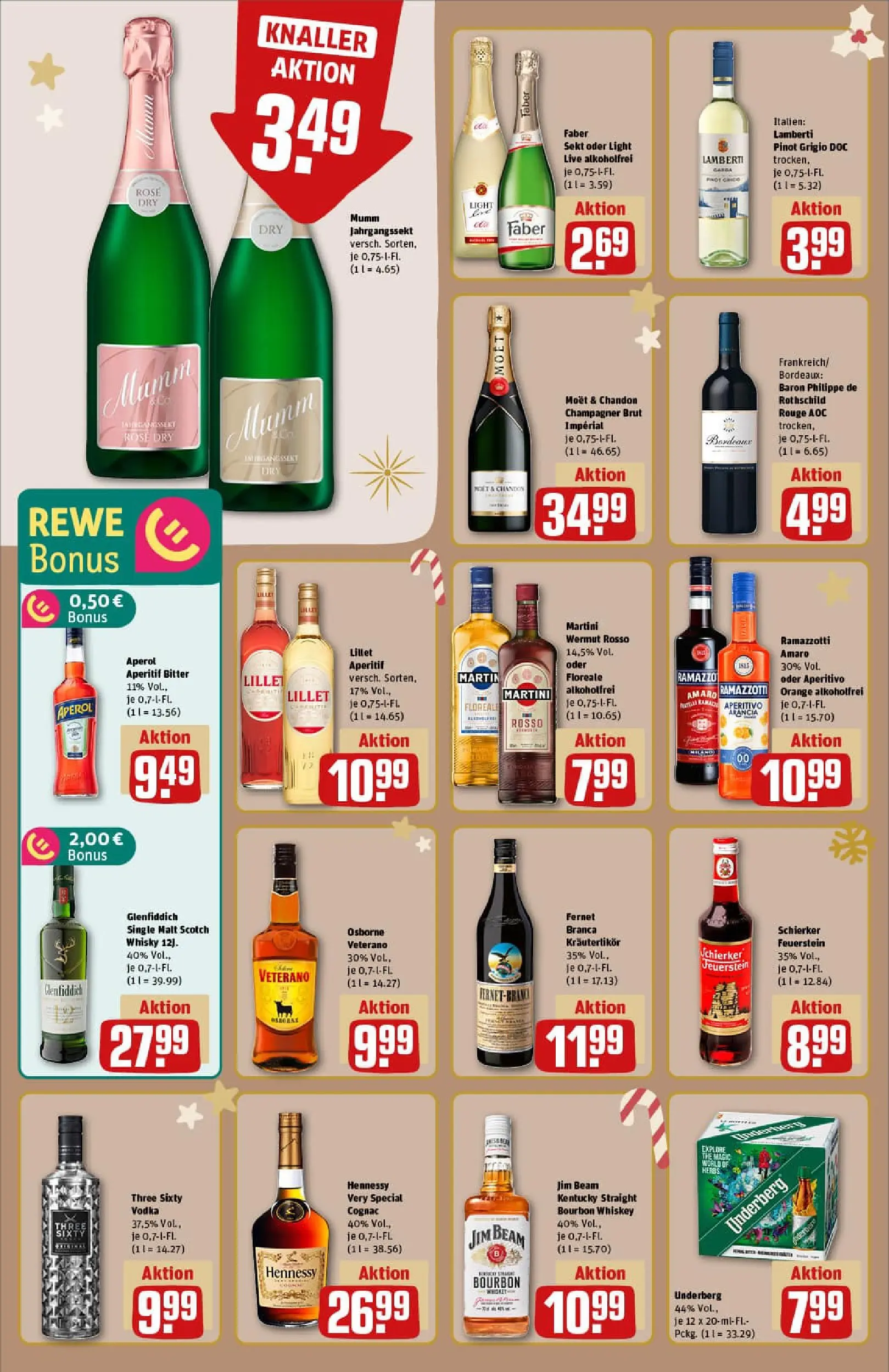 REWE Prospekt ab 14.12.2025 zum Blättern » Angebote | Seite: 18 | Produkte: Whisky, Jim beam, Osborne, Whiskey