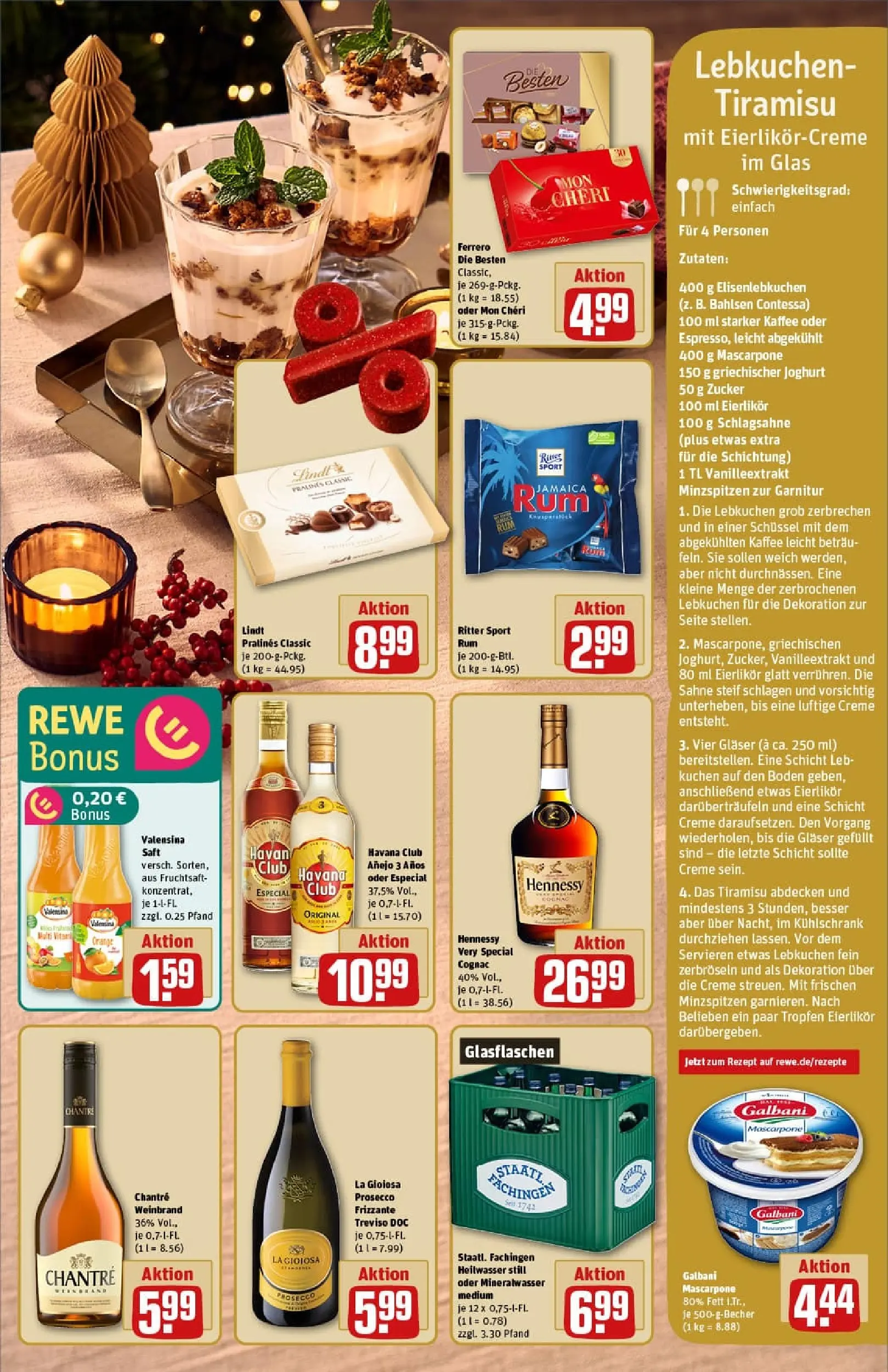 REWE Prospekt ab 15.12.2025 zum Blättern » Angebote | Seite: 5 | Produkte: Havana club, Rum, Mineralwasser, Mon cheri