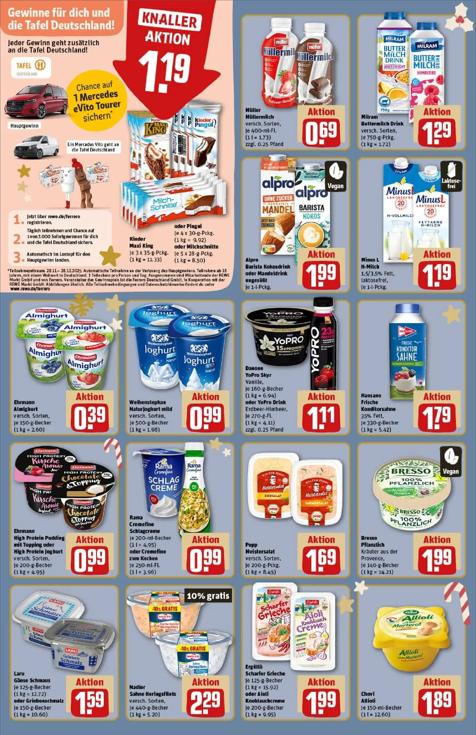 REWE Prospekt ab 15.12.2025 zum Blättern » Angebote | Seite: 14 | Produkte: Creme, Skyr, Zucker, Müllermilch