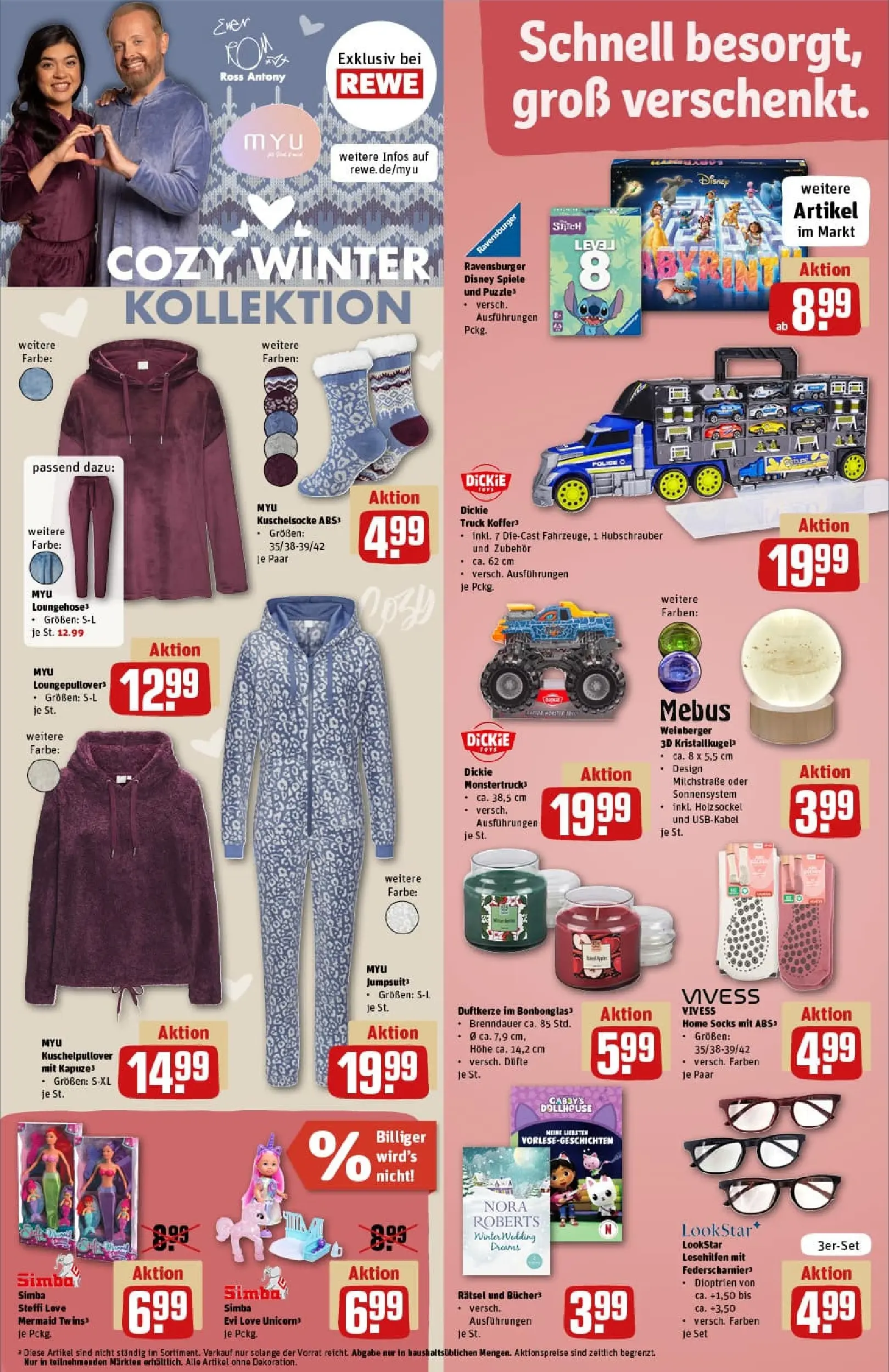 REWE Prospekt ab 15.12.2025 zum Blättern » Angebote | Seite: 27 | Produkte: Jumpsuit, Hoodie, Koffer