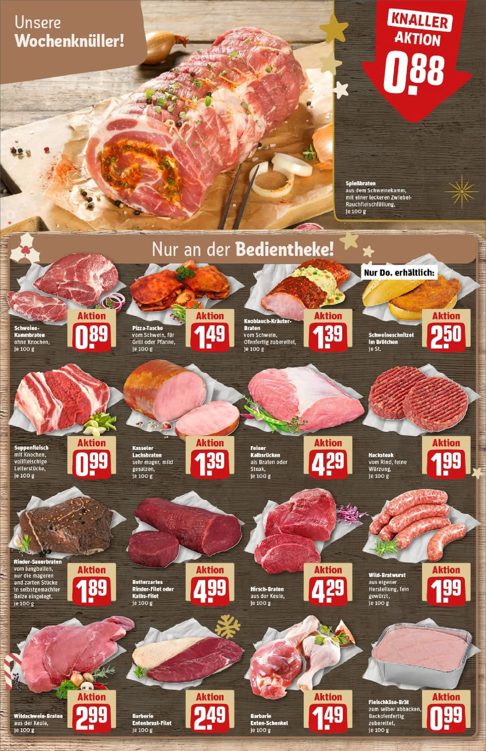 REWE Prospekt ab 15.12.2025 zum Blättern » Angebote | Seite: 8 | Produkte: Grill, Rinderfilet, Schnitzel, Steak