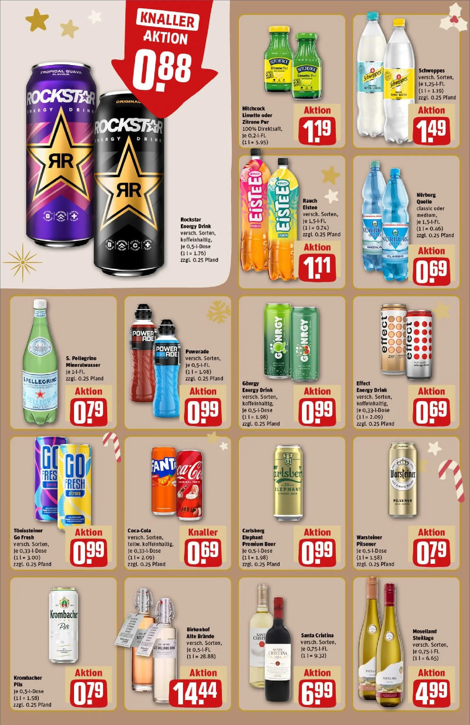 REWE Prospekt ab 15.12.2025 zum Blättern » Angebote | Seite: 16 | Produkte: Carlsberg, Energy, Pils, Powerade