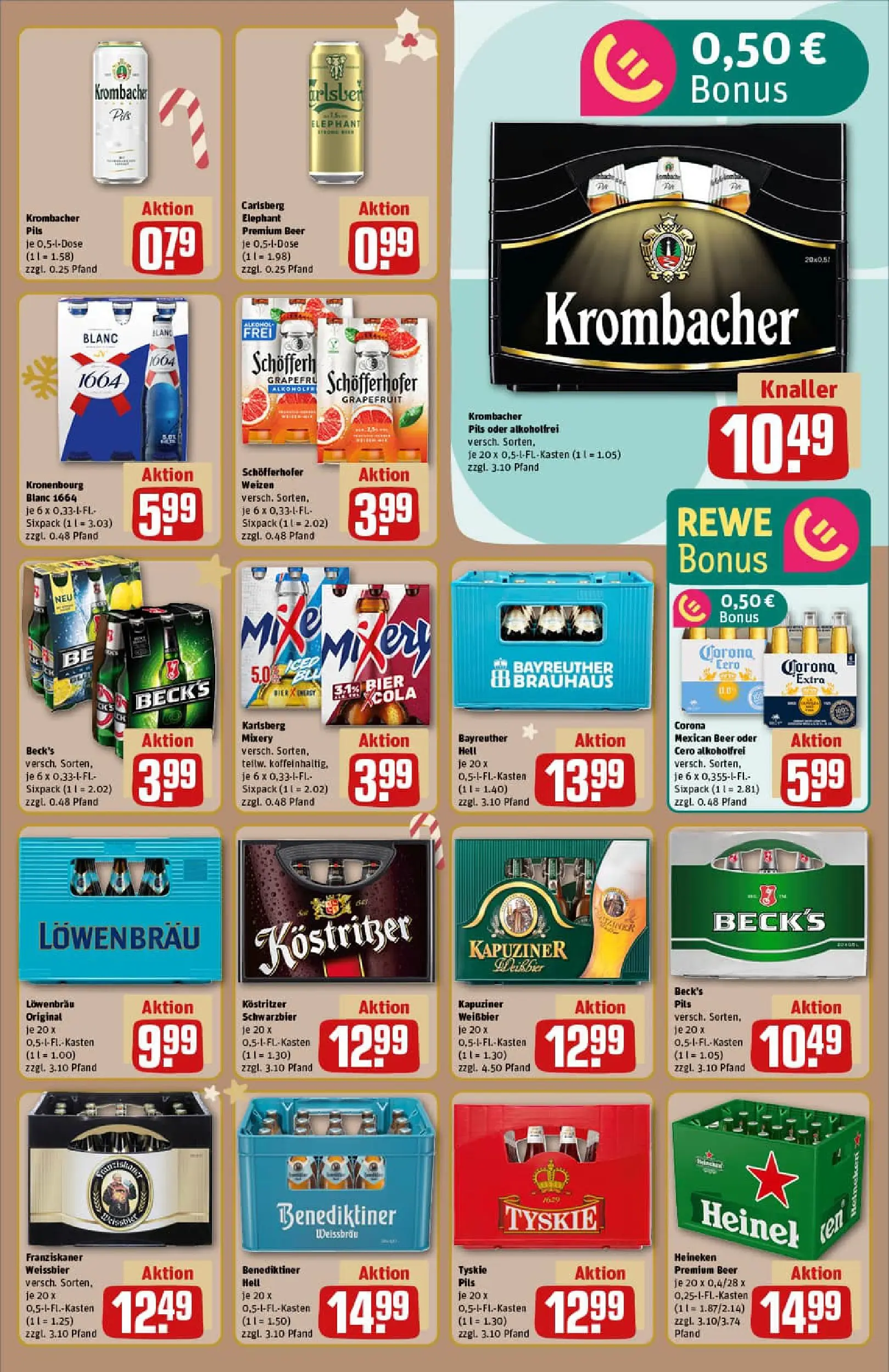 REWE Prospekt ab 15.12.2025 zum Blättern » Angebote | Seite: 15 | Produkte: Cola, Heineken, Grapefruit, Mixery