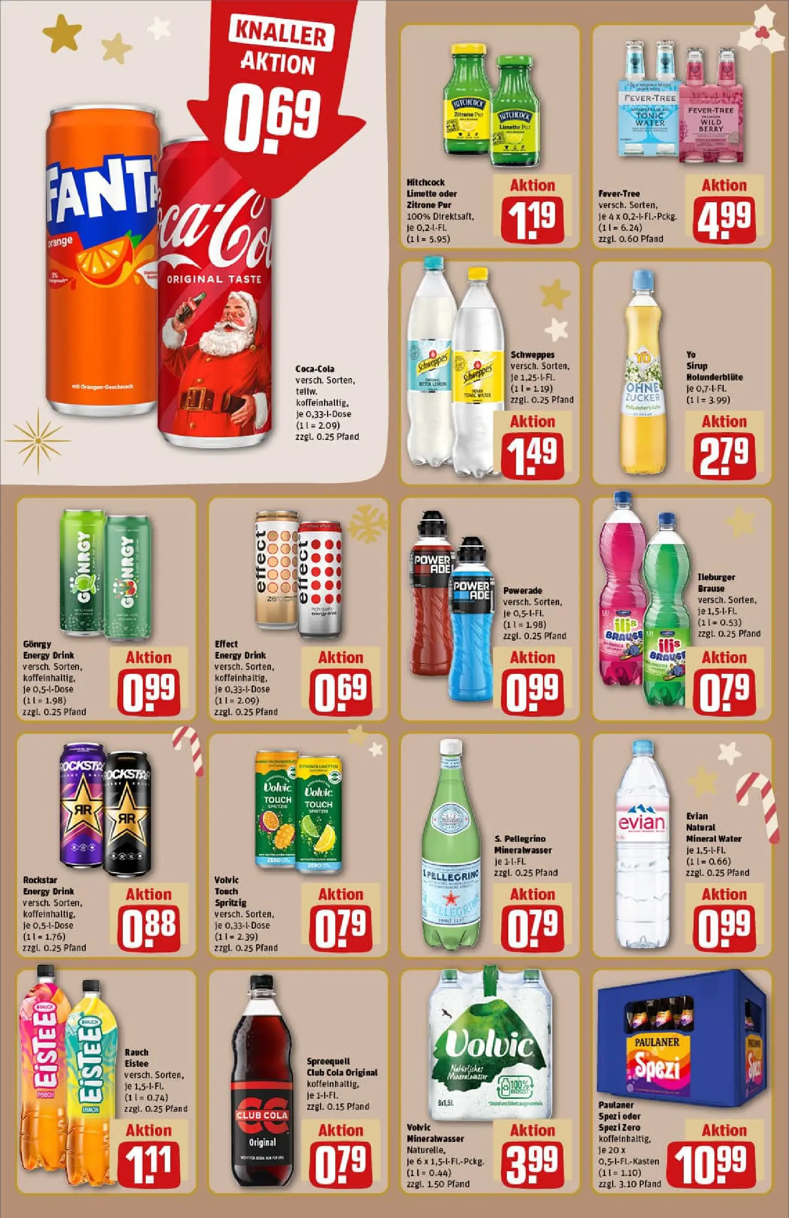 REWE Prospekt ab 15.12.2025 zum Blättern » Angebote | Seite: 16 | Produkte: Volvic touch, Zucker, Zitrone, Paulaner