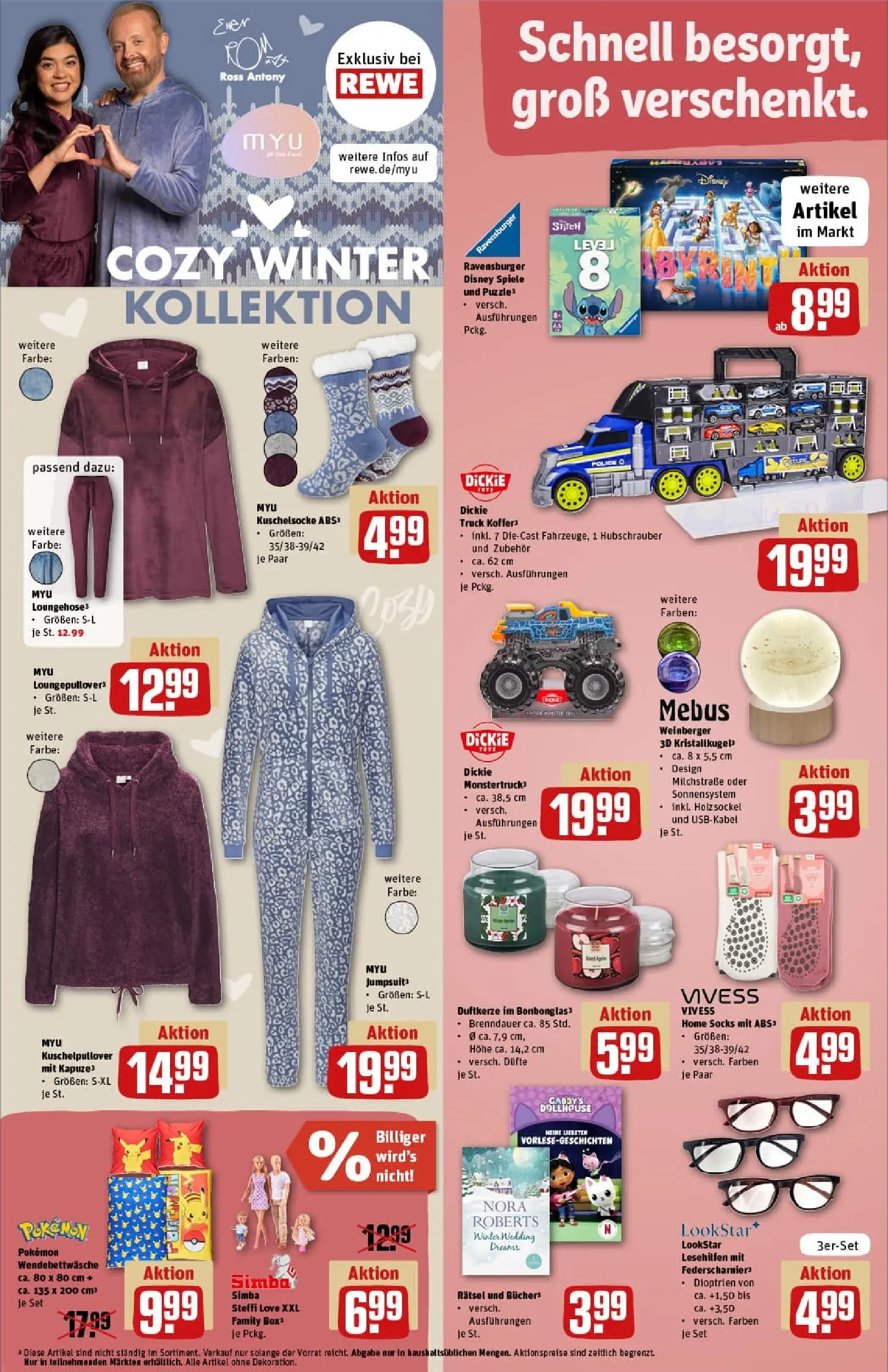 REWE Prospekt ab 15.12.2025 zum Blättern » Angebote | Seite: 23 | Produkte: Jumpsuit, Box, Overall, Koffer