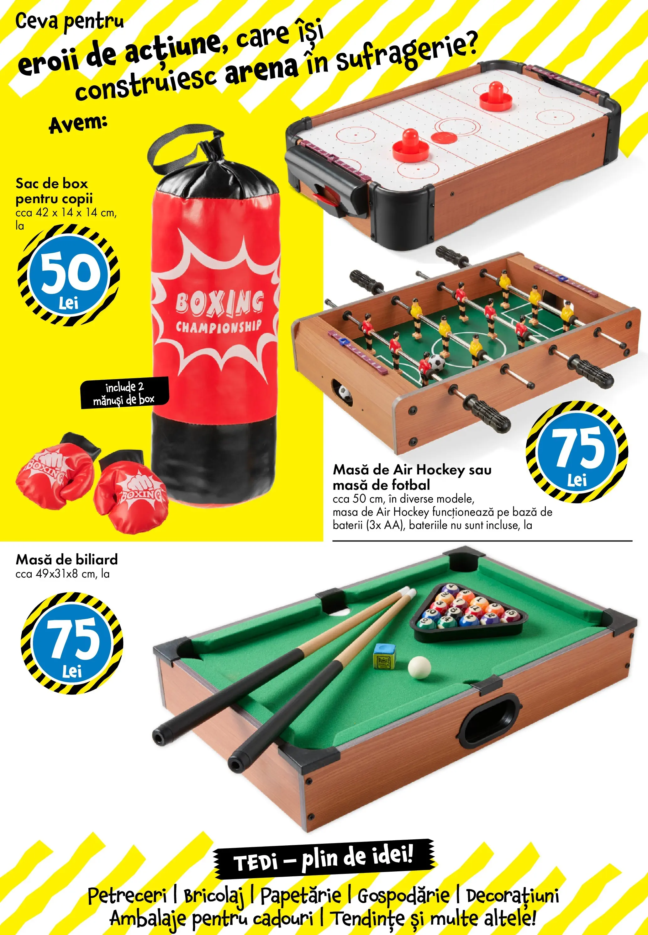 Catalog TEDi - Oferta 12.12.2025 - 21.12.2025 | Pagină: 13 | Produse: Mănuși, Masă, Baterii