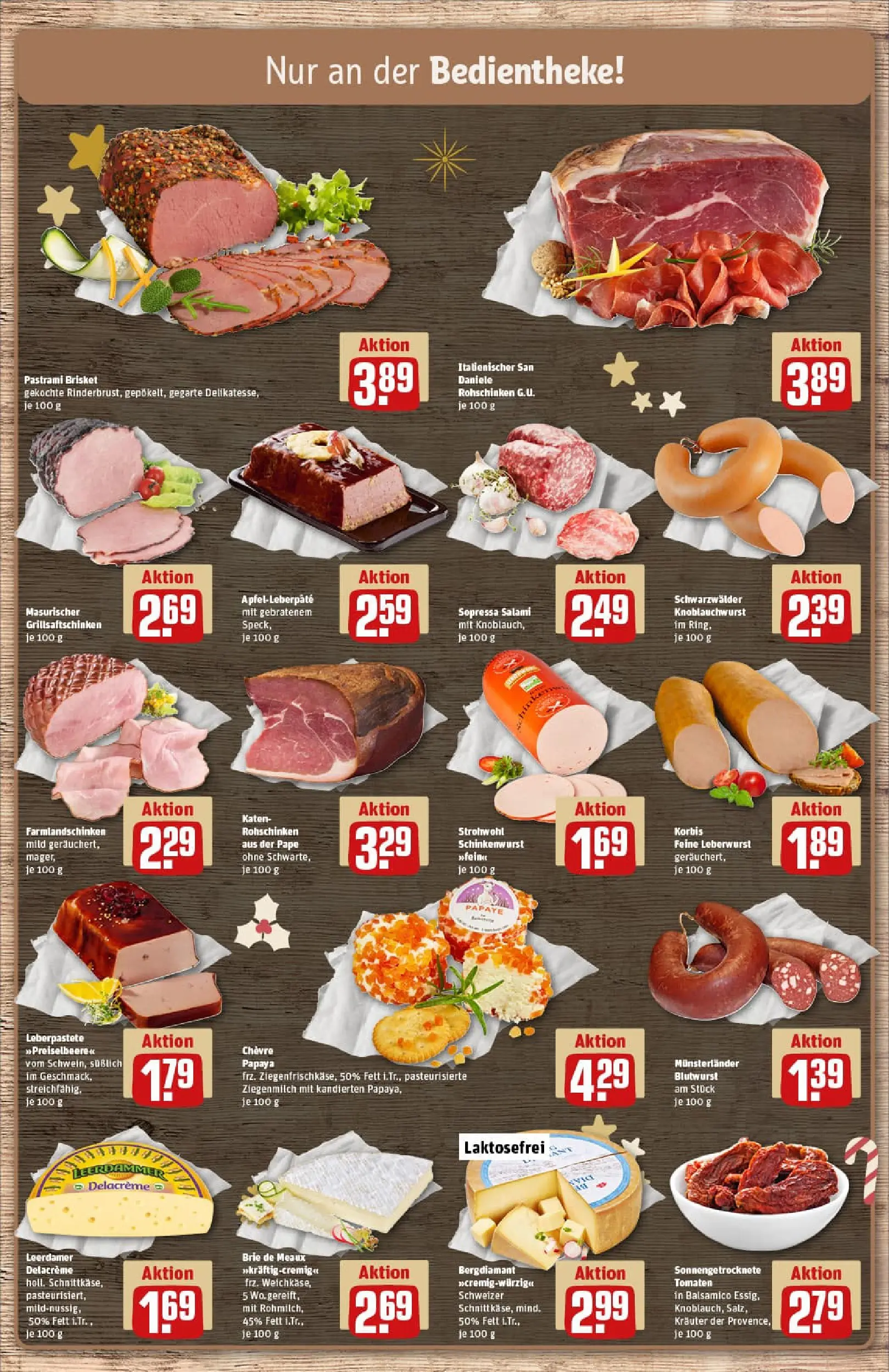 REWE Prospekt ab 15.12.2025 zum Blättern » Angebote | Seite: 9 | Produkte: Balsamico, Tomaten, Salami, Schinken