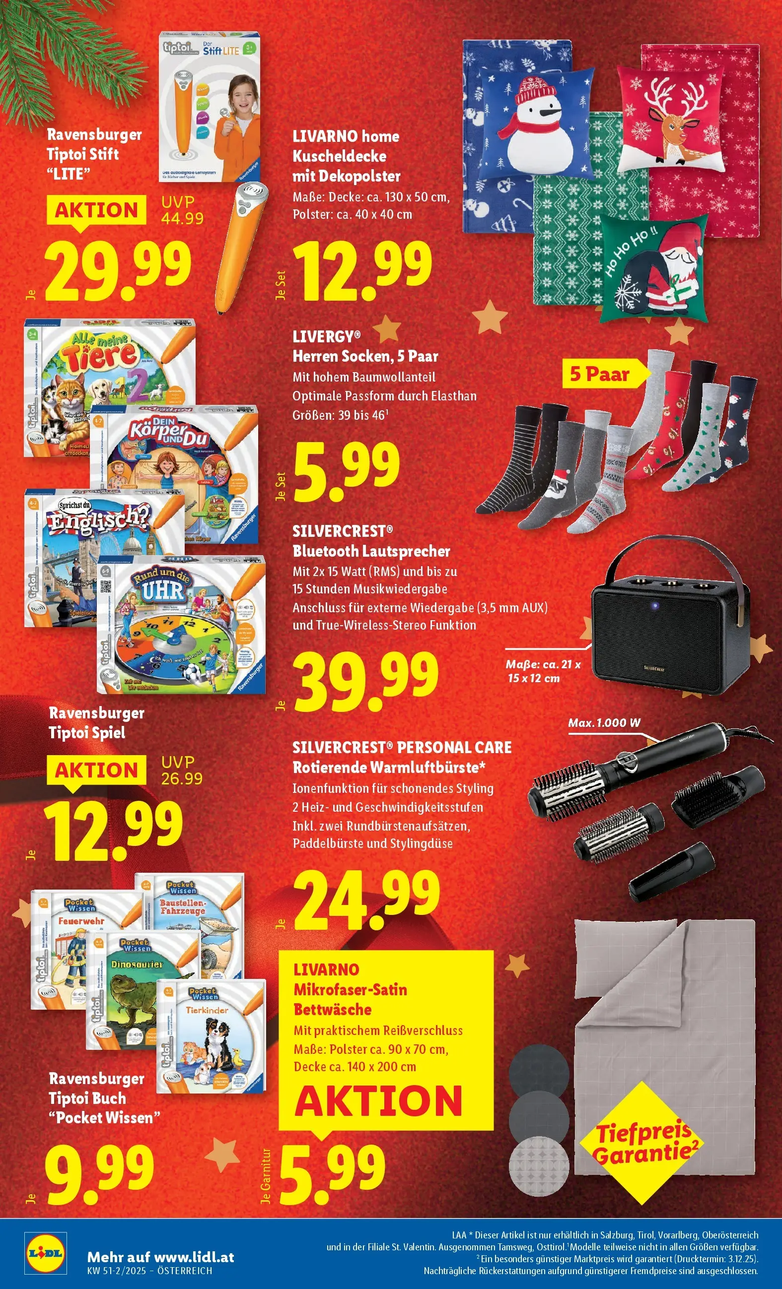 Lidl - Lidl: Flugblatt in deiner Nähe ab 17.12.2025 - Angebote ab donnerstag | Seite: 24 | Produkte: Spiel, Lautsprecher, Decke