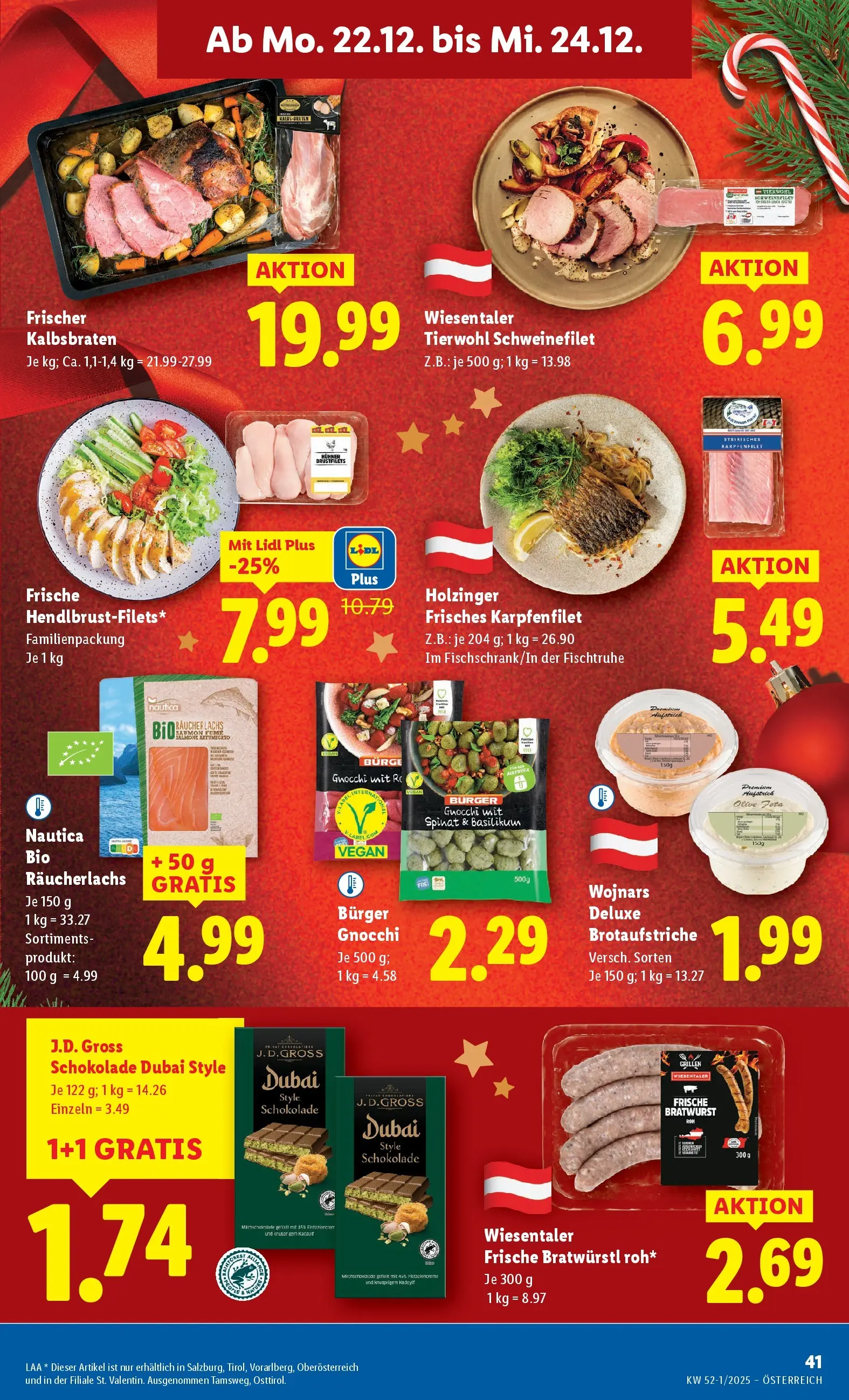 Lidl - Lidl: Flugblatt in deiner Nähe ab 17.12.2025 - Angebote ab donnerstag | Seite: 45 | Produkte: Schokolade