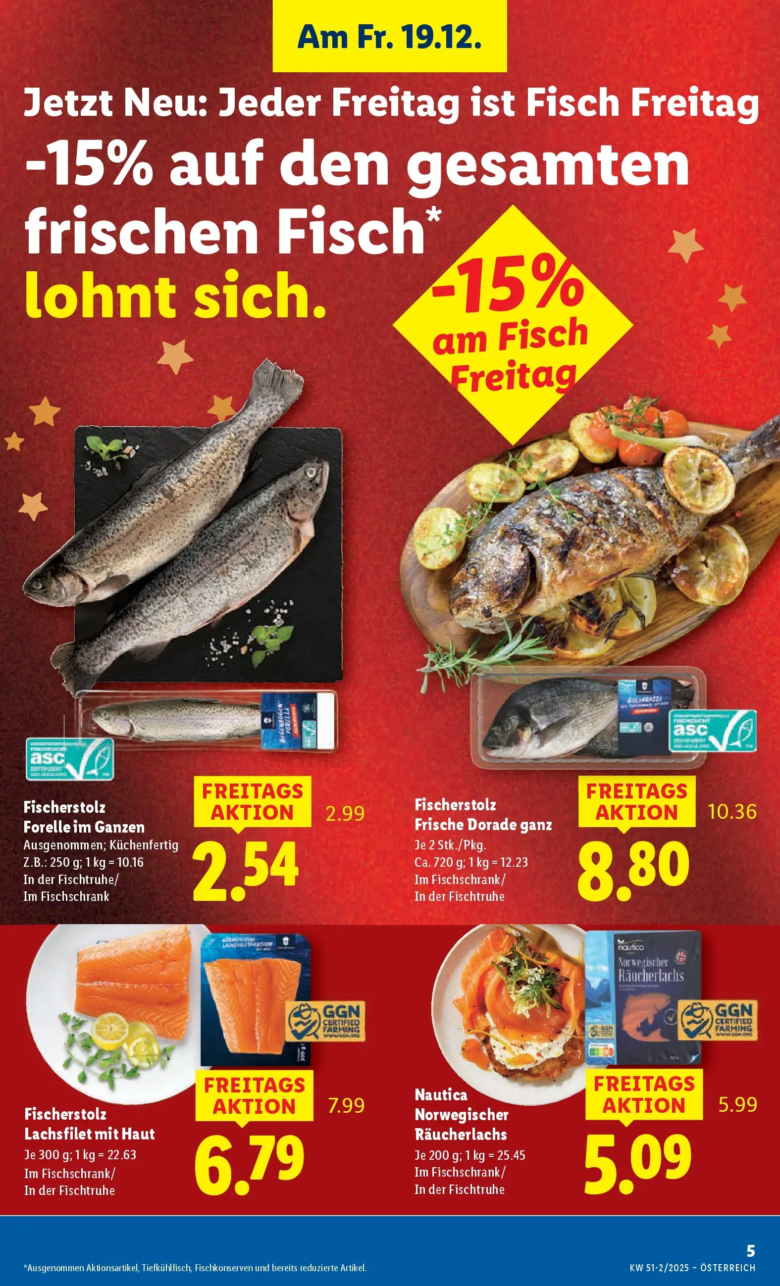 Lidl - Lidl: Flugblatt in deiner Nähe ab 17.12.2025 - Angebote ab donnerstag | Seite: 7 | Produkte: Fisch