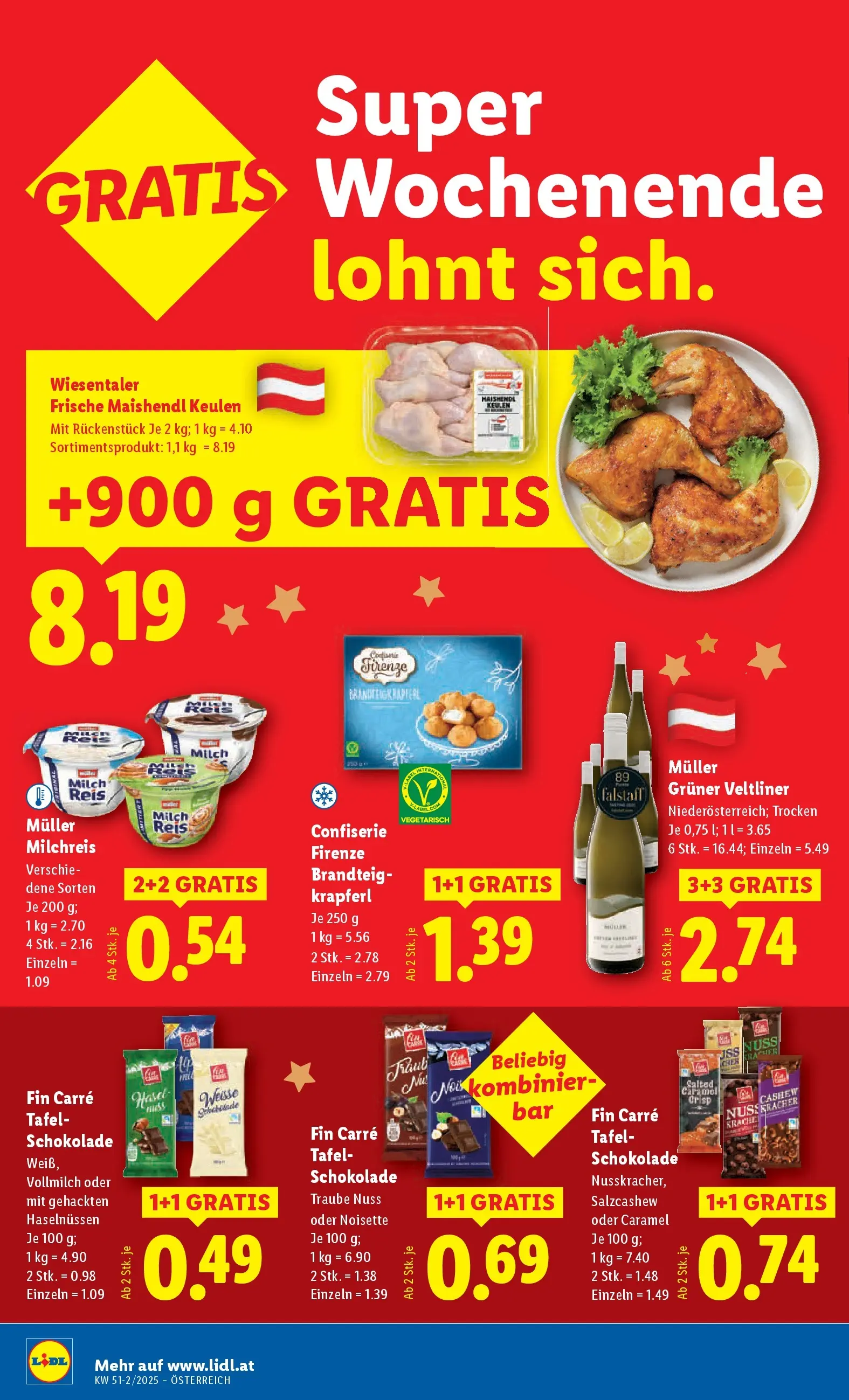 Lidl - Lidl: Flugblatt in deiner Nähe ab 17.12.2025 - Angebote ab donnerstag | Seite: 14 | Produkte: Milch, Schokolade, Reis