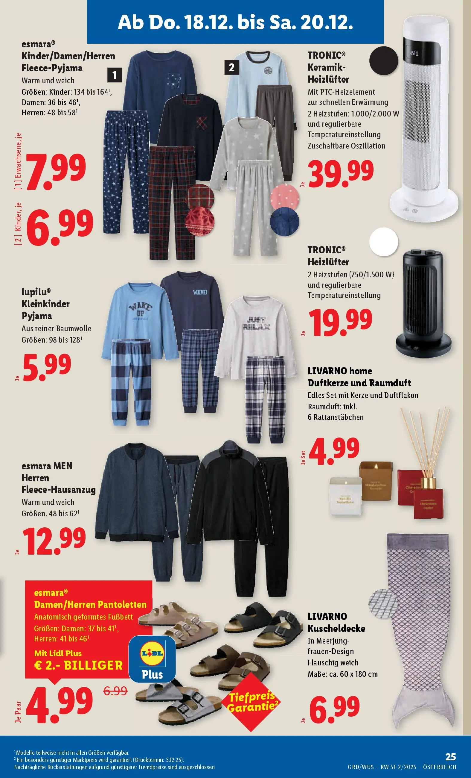 Lidl - Lidl: Flugblatt in deiner Nähe ab 17.12.2025 - Angebote ab donnerstag | Seite: 27 | Produkte: Pyjama