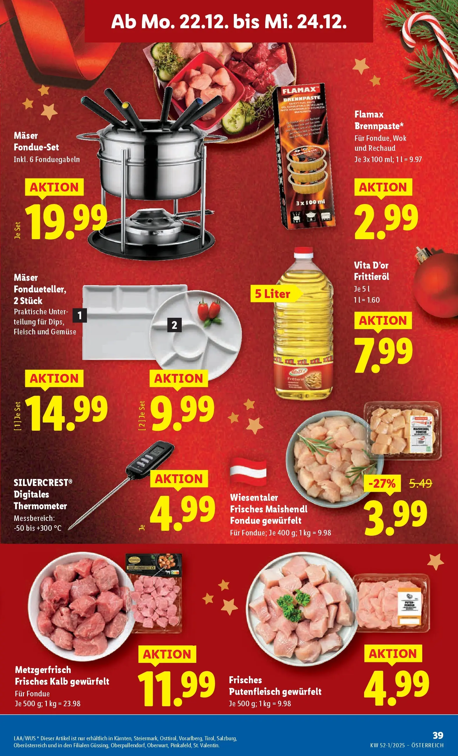 Lidl - Lidl: Flugblatt in deiner Nähe ab 17.12.2025 - Angebote ab donnerstag | Seite: 43 | Produkte: Gemüse, Thermometer, Huile à frire