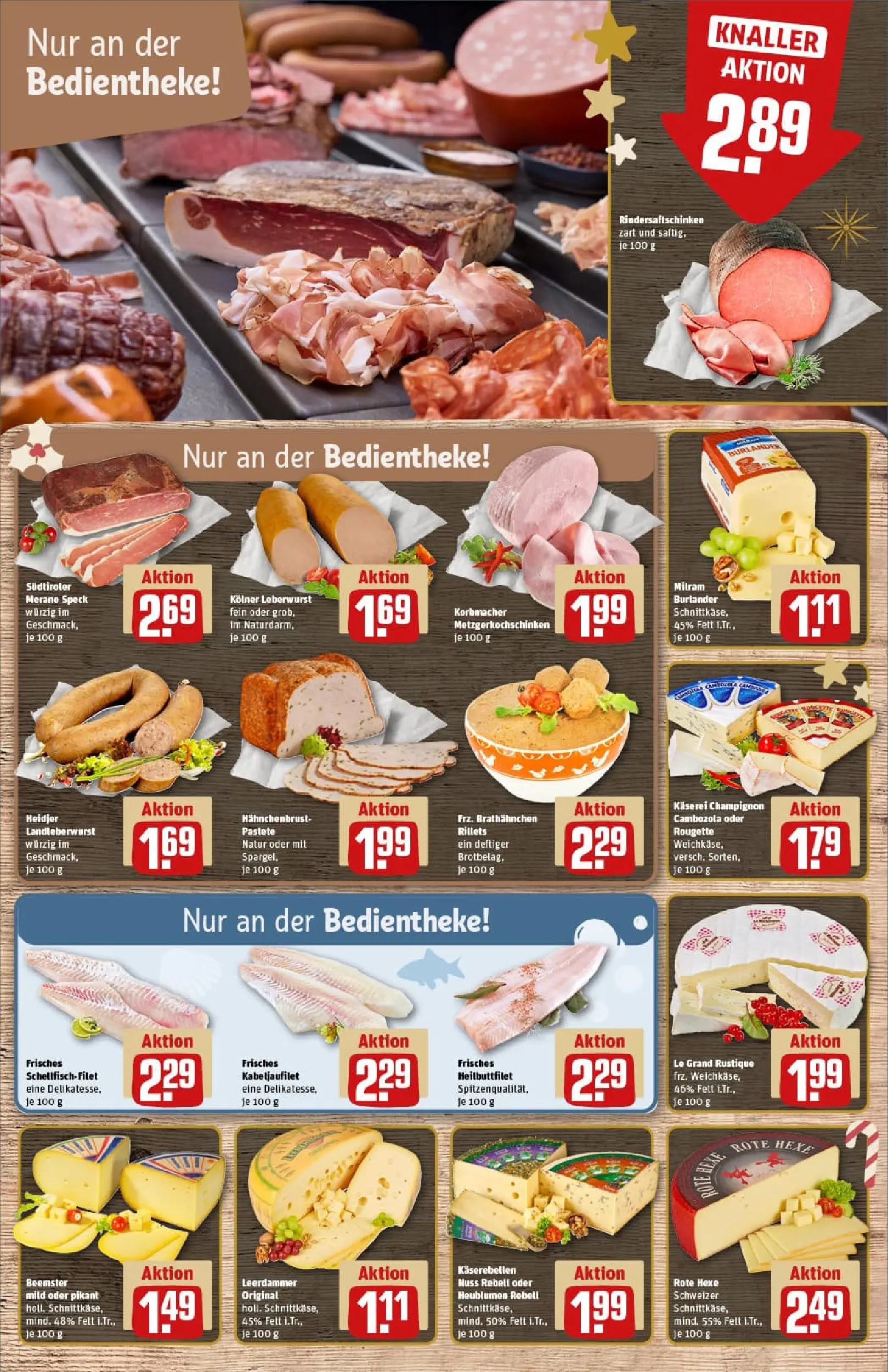 REWE Prospekt ab 15.12.2025 zum Blättern » Angebote | Seite: 9 | Produkte: Leerdammer, Milram, Hahnchenbrust