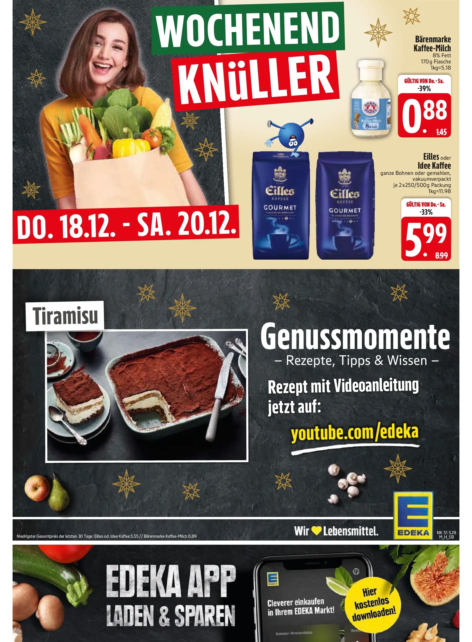 Edeka prospekt Ottobrunn	 (ab 15.12.2025) » Angebote Online | Seite: 30 | Produkte: Idee kaffee, Kaffee