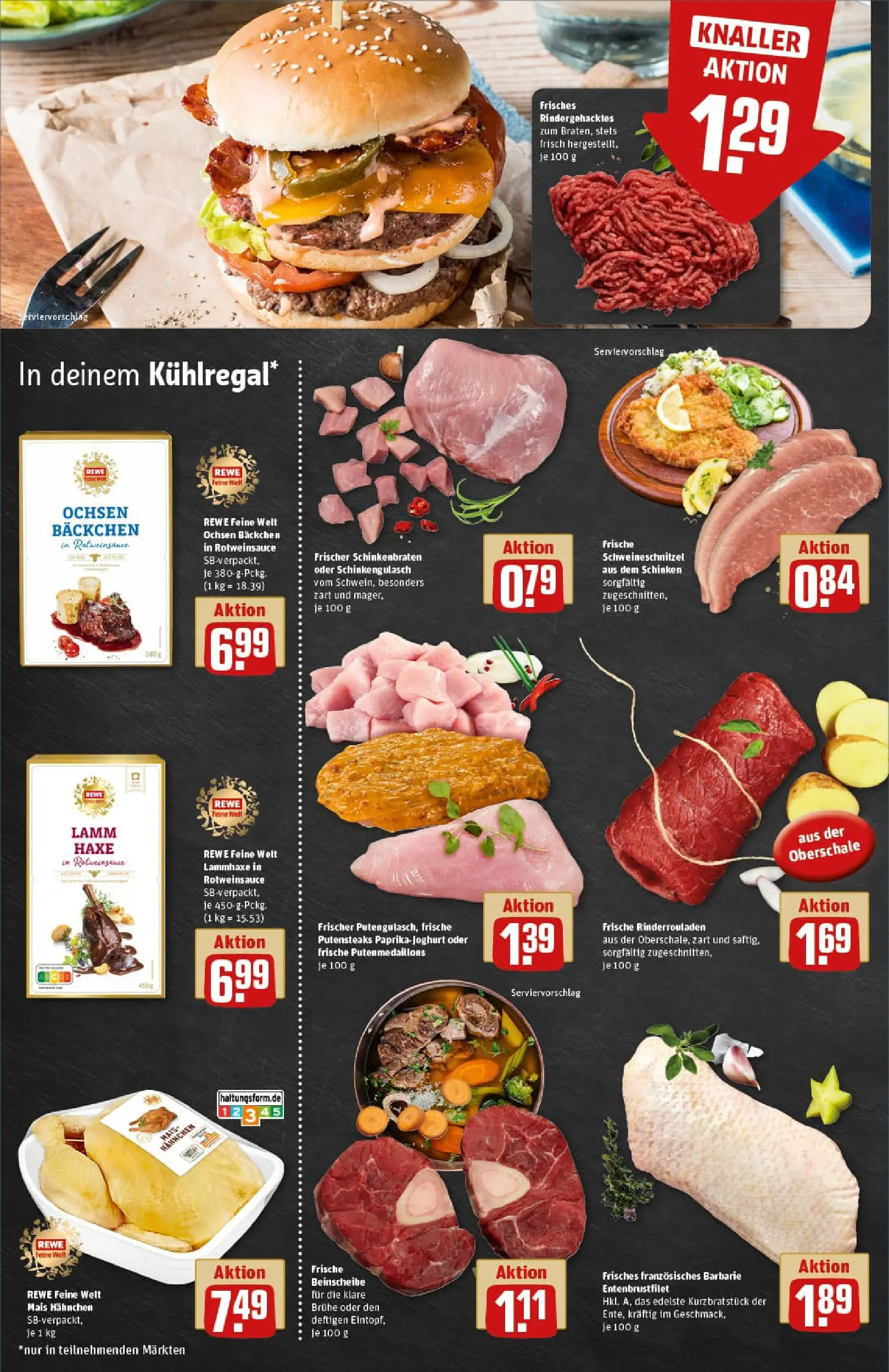 REWE Prospekt ab 15.12.2025 zum Blättern » Angebote | Seite: 6 | Produkte: Rinderrouladen, Hahnchen, Joghurt, Paprika