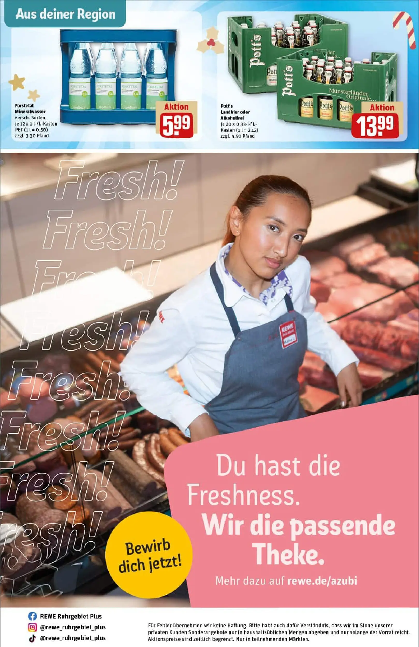 REWE Prospekt ab 15.12.2025 zum Blättern » Angebote | Seite: 29 | Produkte: Mineralwasser